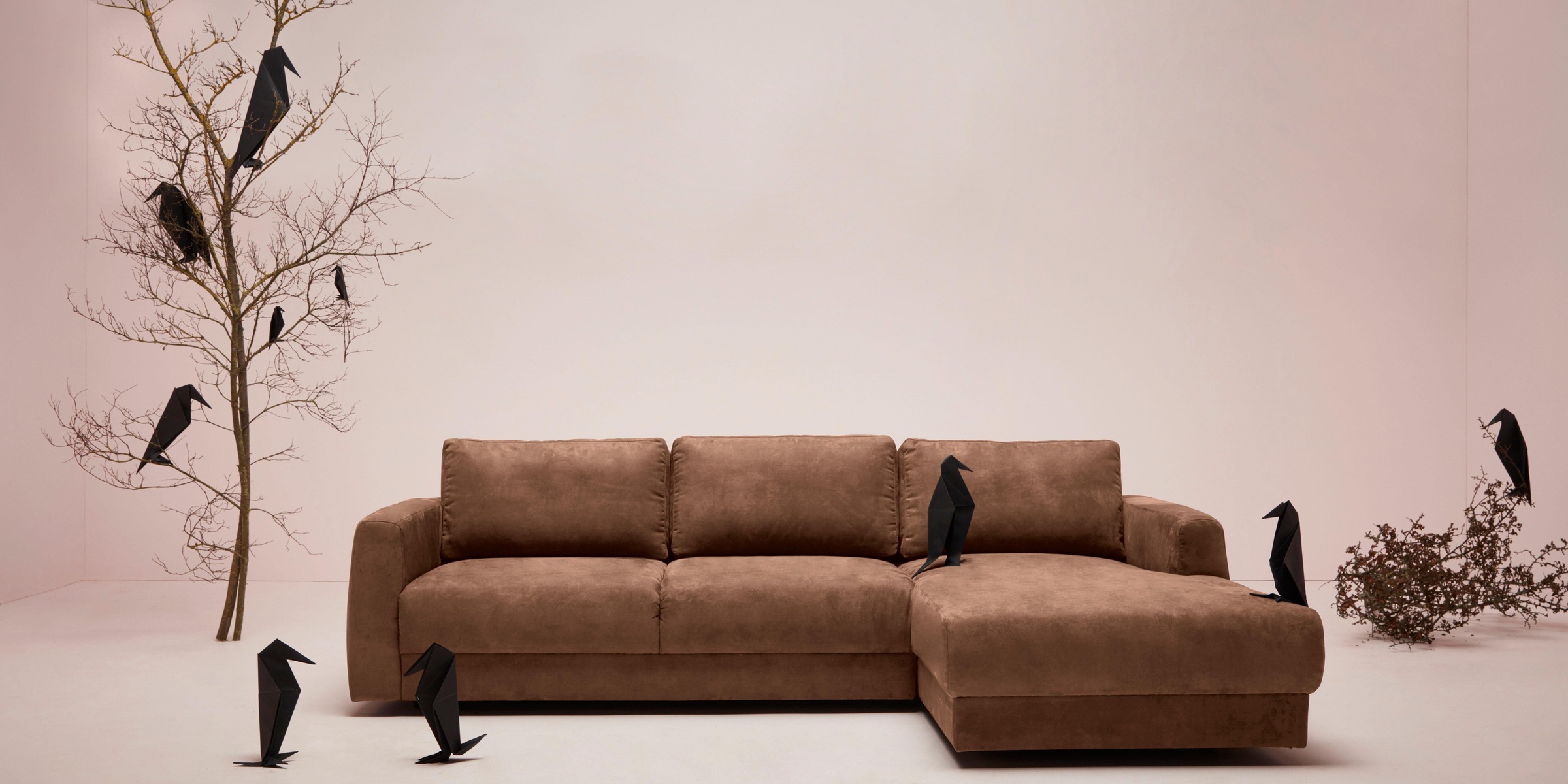andas Ecksofa »Hobro L-Form«, in 3 Bezugsqualitäten in vielen Farben, Design by Morten Georgsen