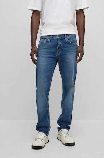 BOSS ORANGE Straight-Jeans »Delaware BC-P«, mit BOSS ORANGE Logobadge bei ♕