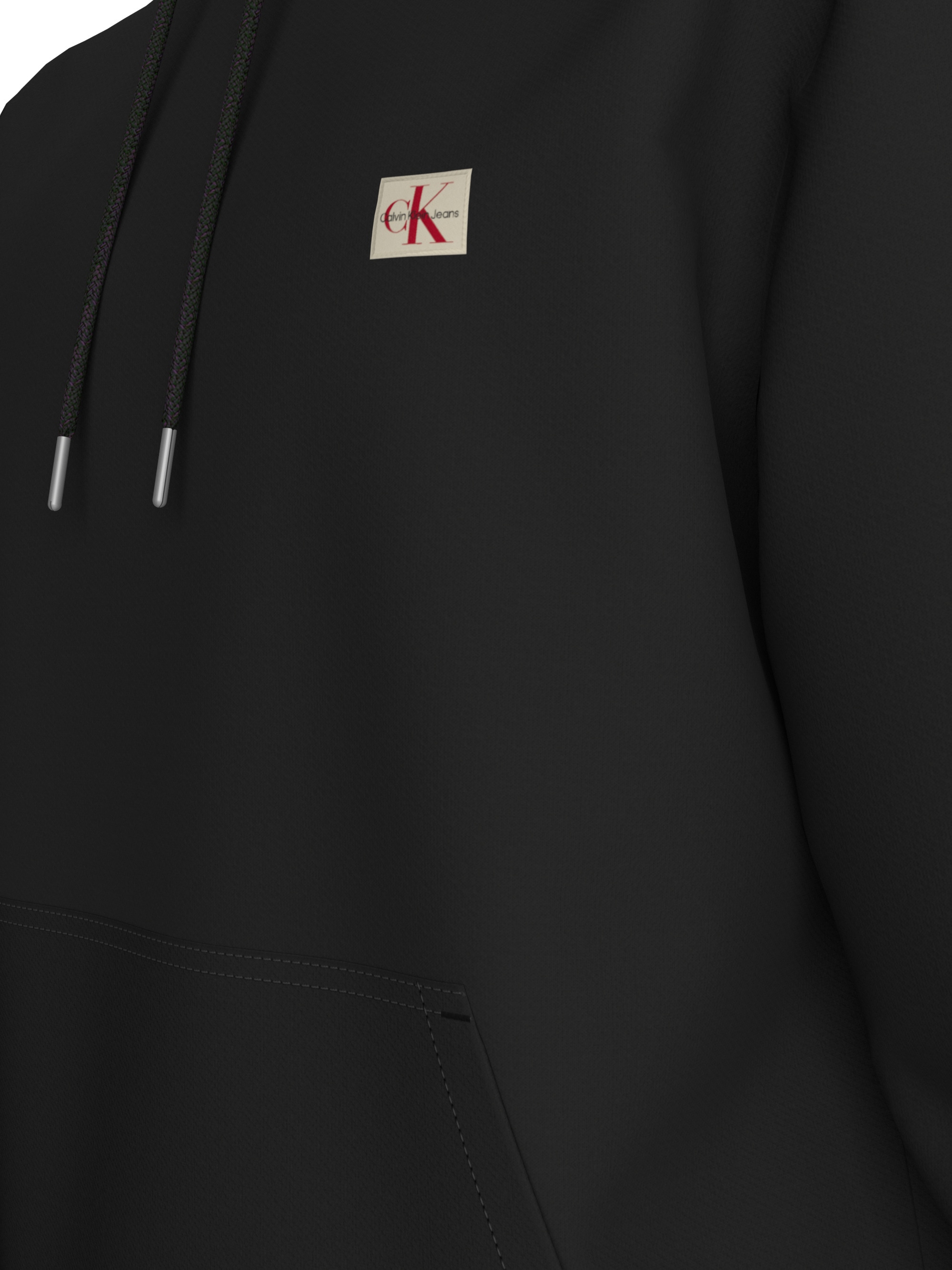 Calvin Klein Jeans Kapuzensweatshirt »400GSM TERRY BADGE HOODIE«, Mit Rundhalsausschnitt
