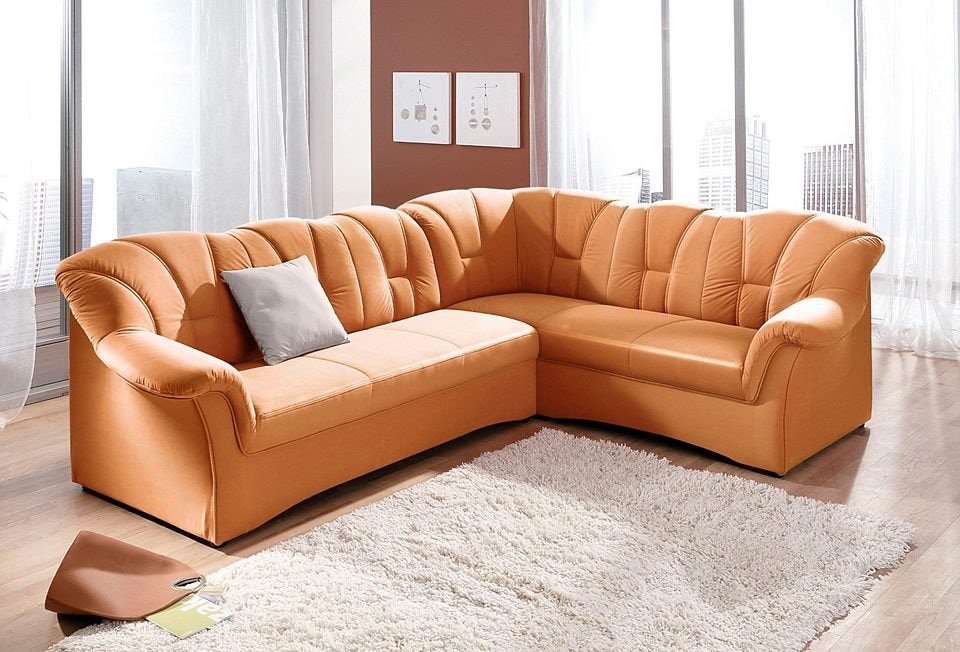 DOMO collection Ecksofa »Papenburg B/T/H: 242/190/84 cm L-Form«, wahlweise mit Bettfunktion, Langer Schenkel links oder rechts