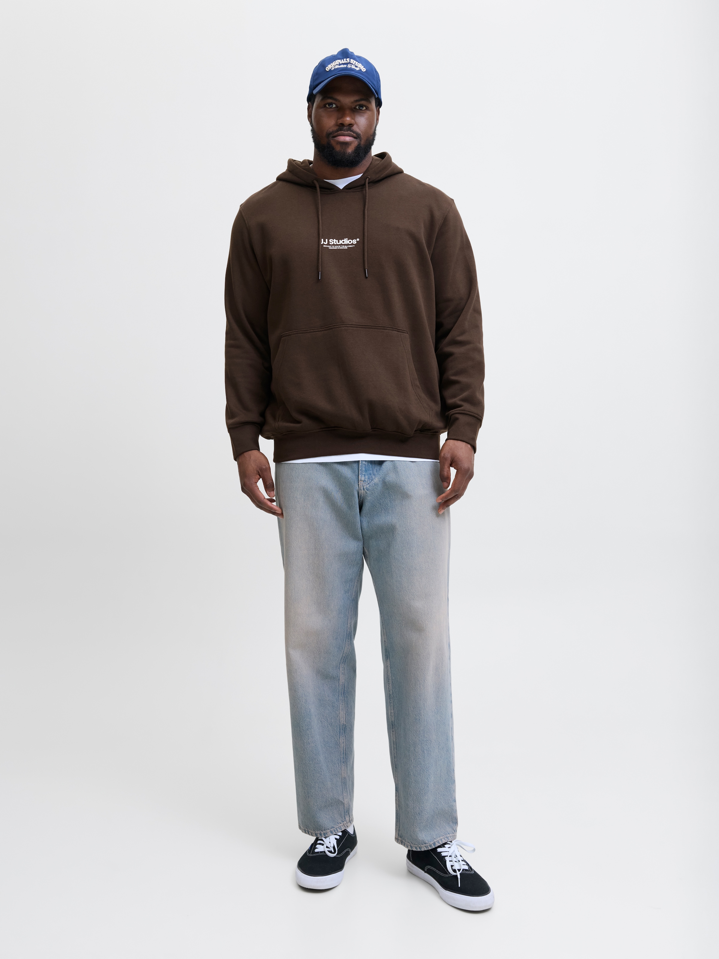 Jack & Jones PlusSize Kapuzensweatshirt »JJESOHO SWEAT HOOD NOOS PLS«, mit Logobranding
