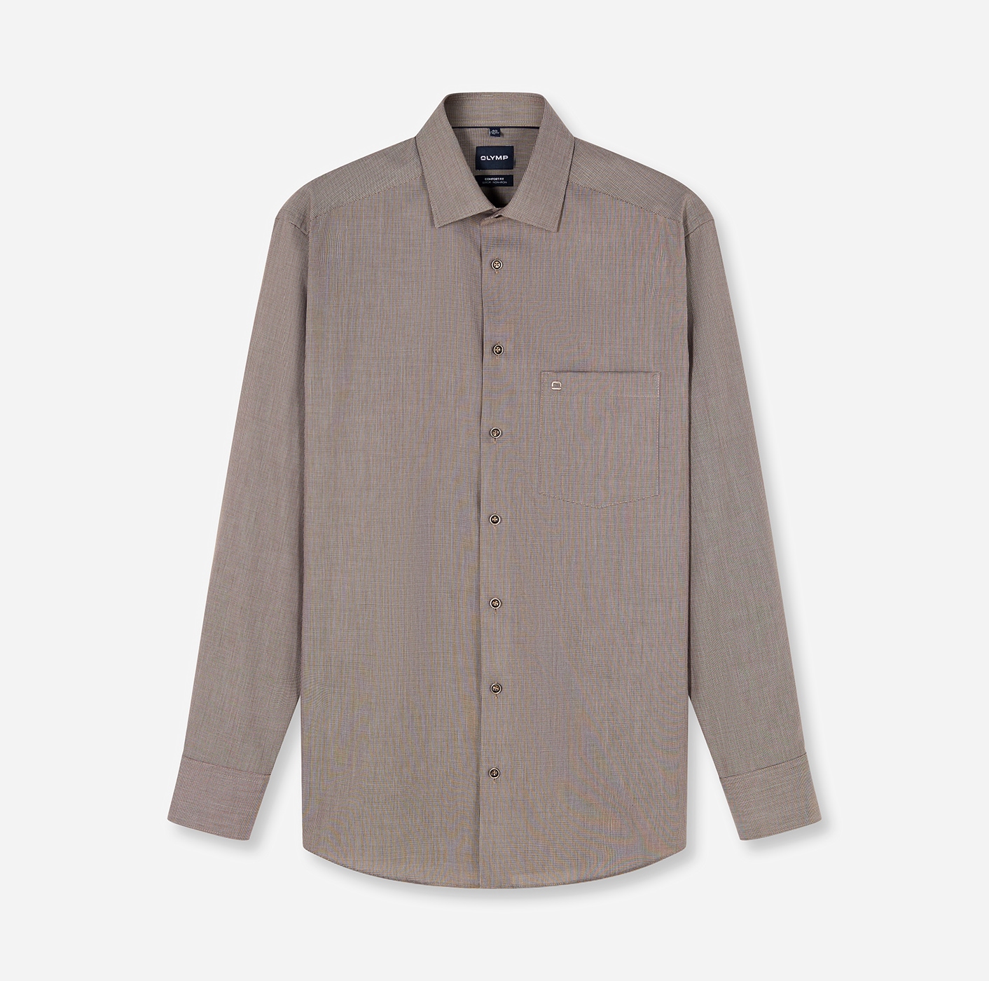 OLYMP Langarmhemd »Luxor« Businesshemd, New-Kentkragen, Comfort Fit