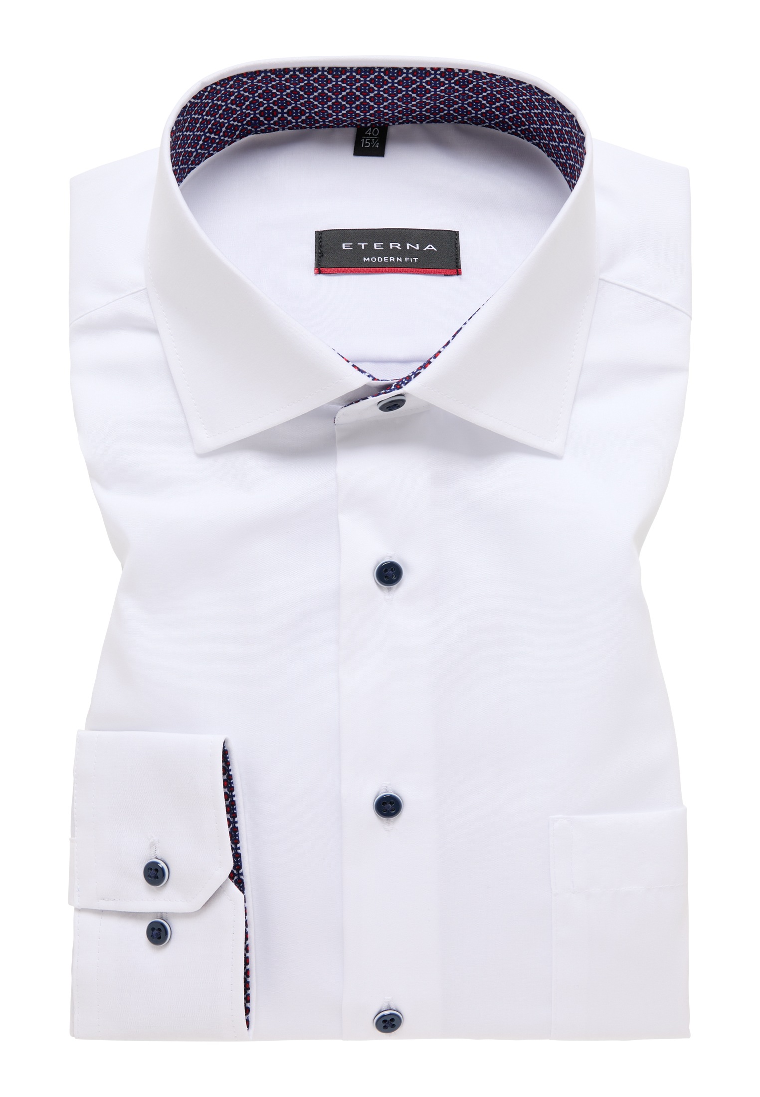 Eterna Langarmhemd »MODERN FIT« NON IRON (bügelfrei)
