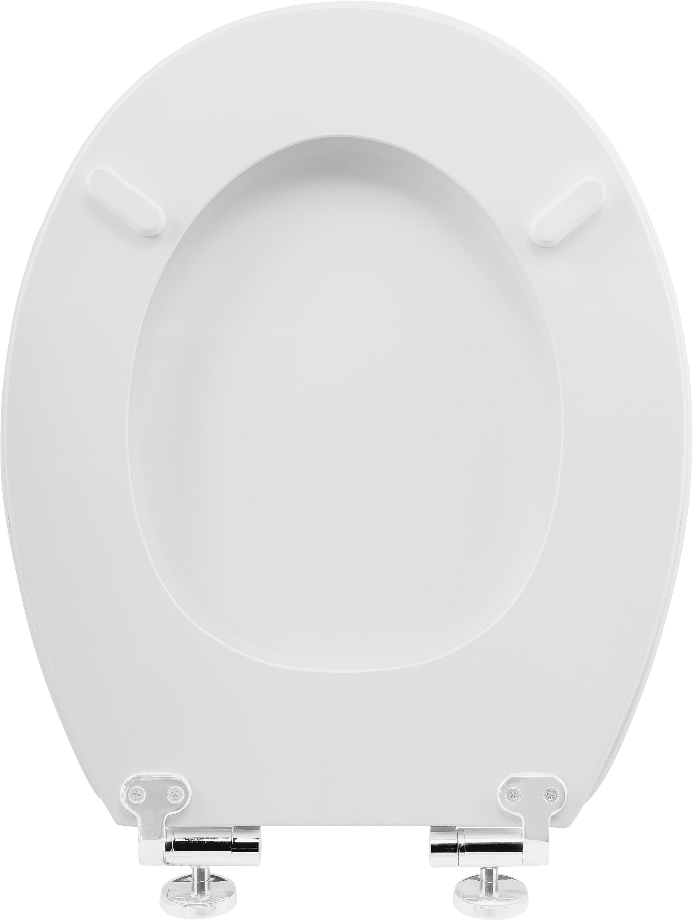 CORNAT WC-Sitz »Ansprechendes Design - Hochwertiger Holzkern - Absenkautomatik«, Schnellbefestigung - Komfortables Sitzgefühl / Toilettensitz