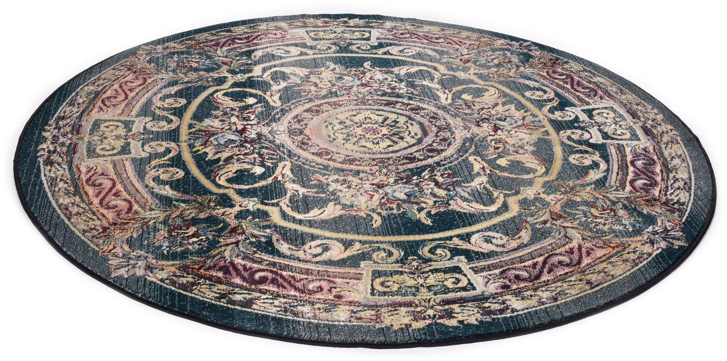 THEKO Teppich »Gabiro 856«, rund, 10 mm Höhe, Kurzflor, Orient-Optik, ideal im Wohnzimmer & Schlafzimmer