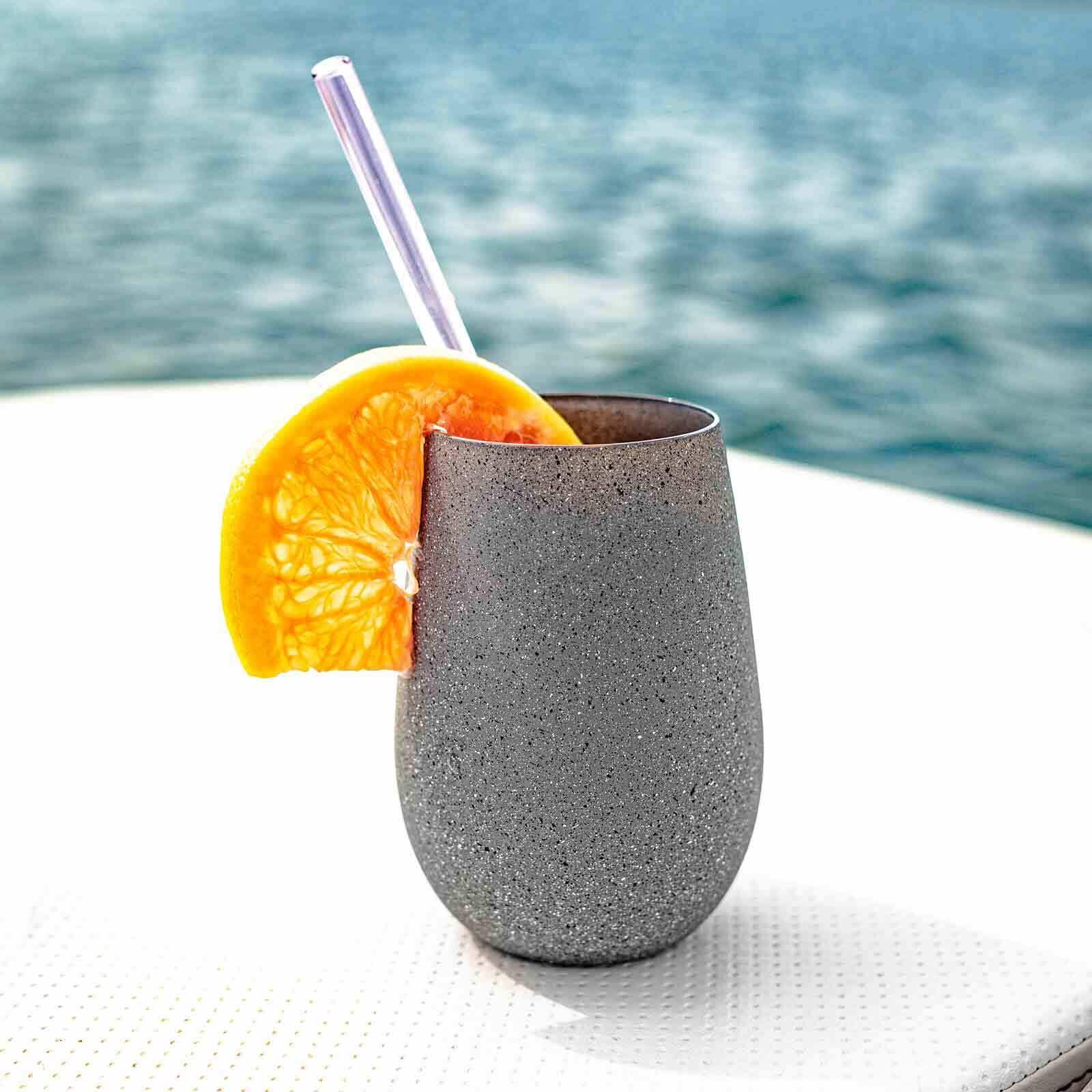 Stölzle Glas »Becher STONES 465 ml 6er Set grau«