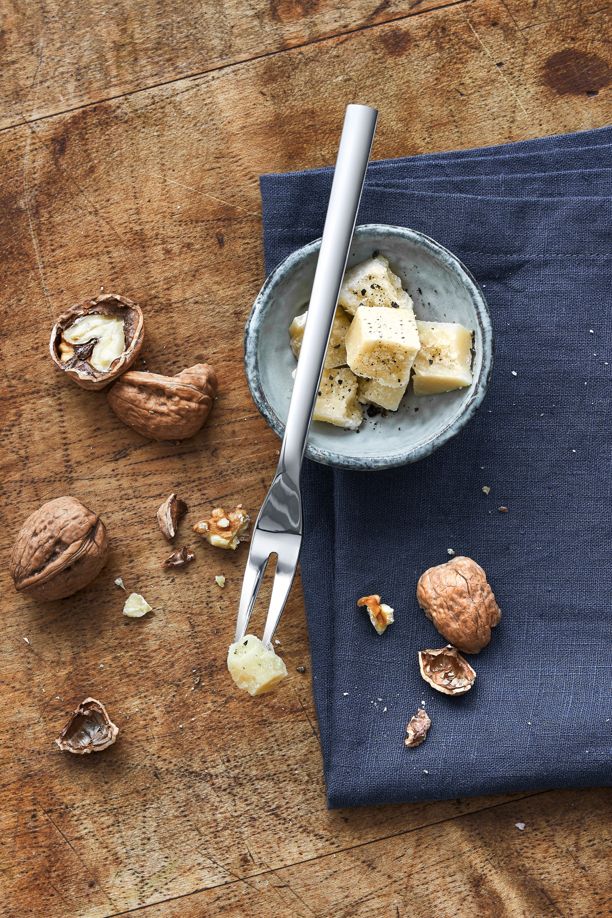 WMF Fleischgabel »Nuova« Vorlegebesteck, Cromargan Edelstahl rostfrei 18/10, Geschenkverpackung