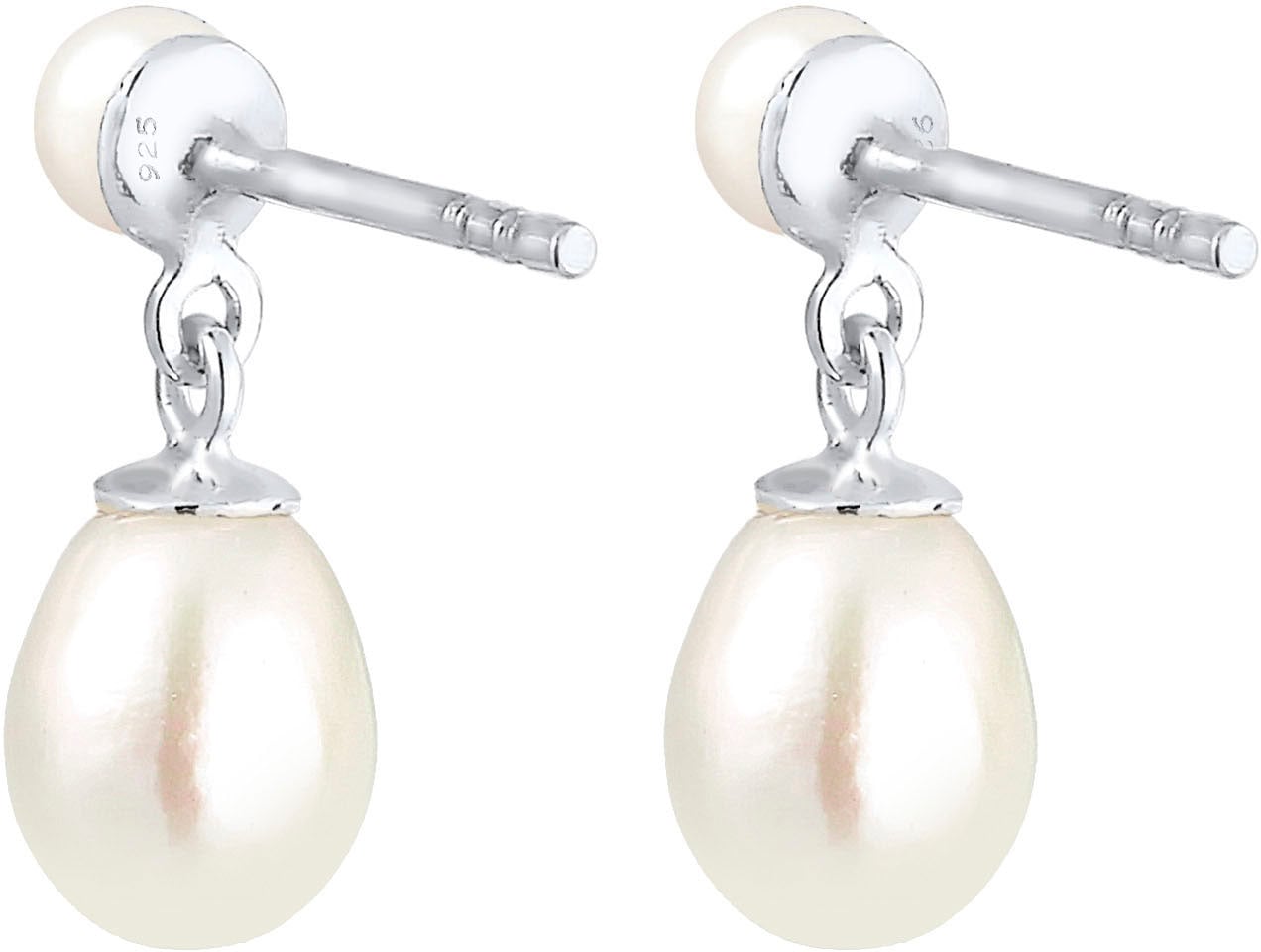Elli Paar Ohrstecker »Schmuck Geschenk Silber 925 Ohrringe, 0303880419«, mit Süßwasserzuchtperle