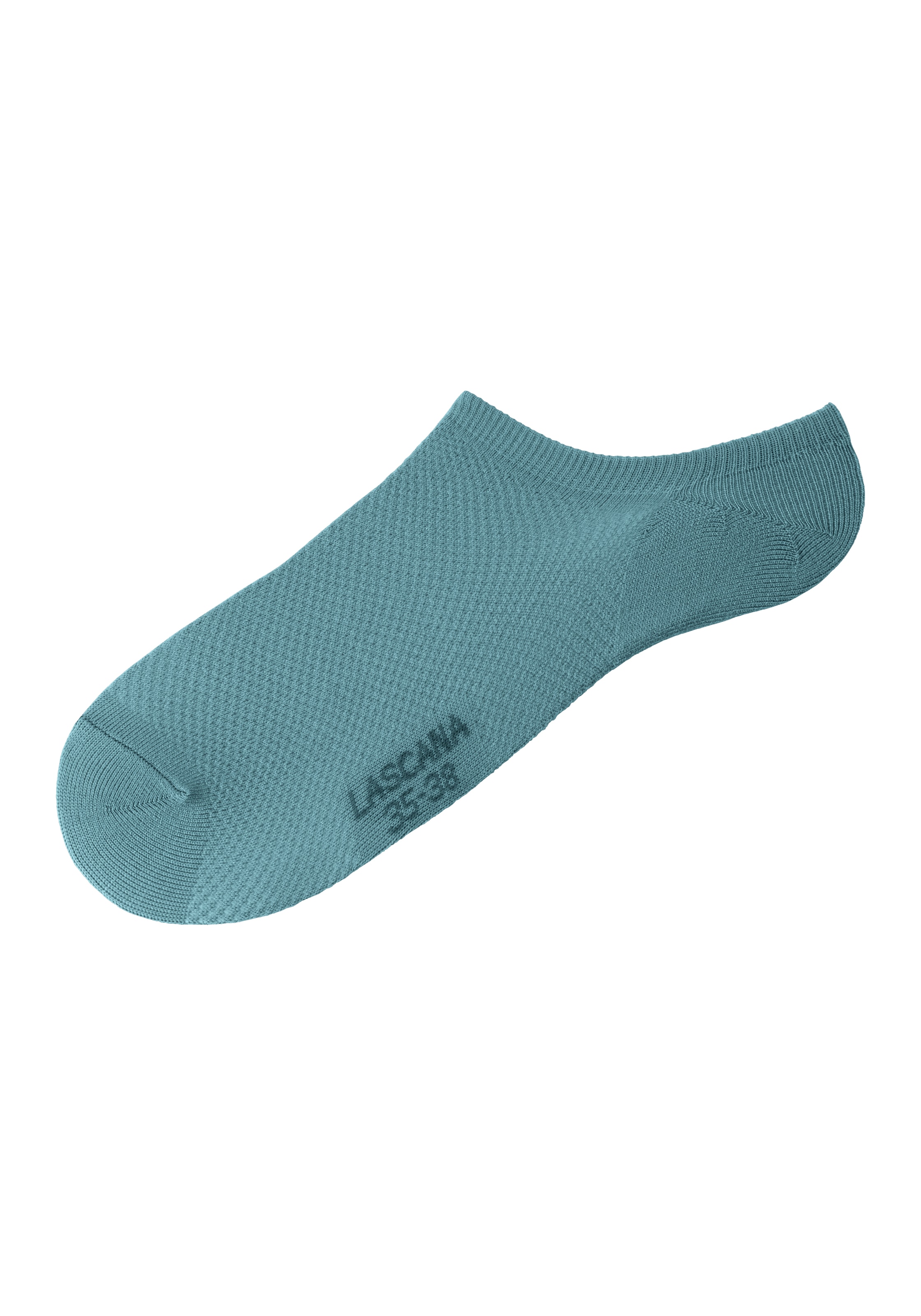 LASCANA ACTIVE Sneakersocken, (Packung, 7 Paar), mit Pikeestruktur und Silicon