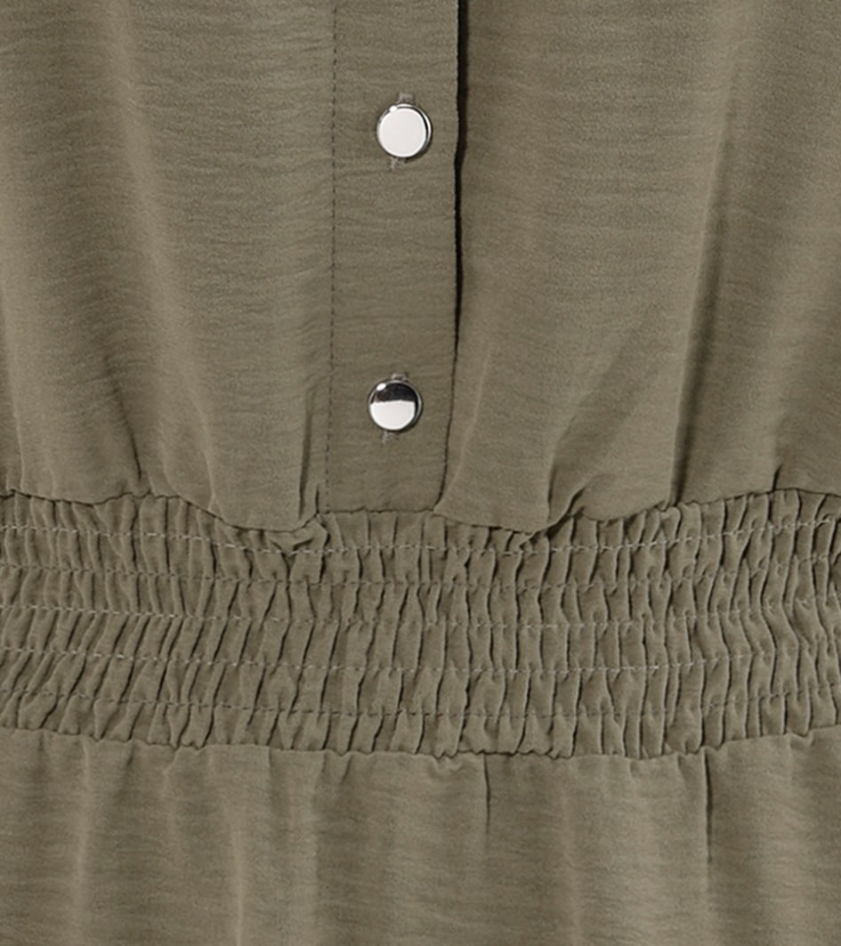 Aniston CASUAL Sommerkleid, mit Smokbündchen in der Taille
