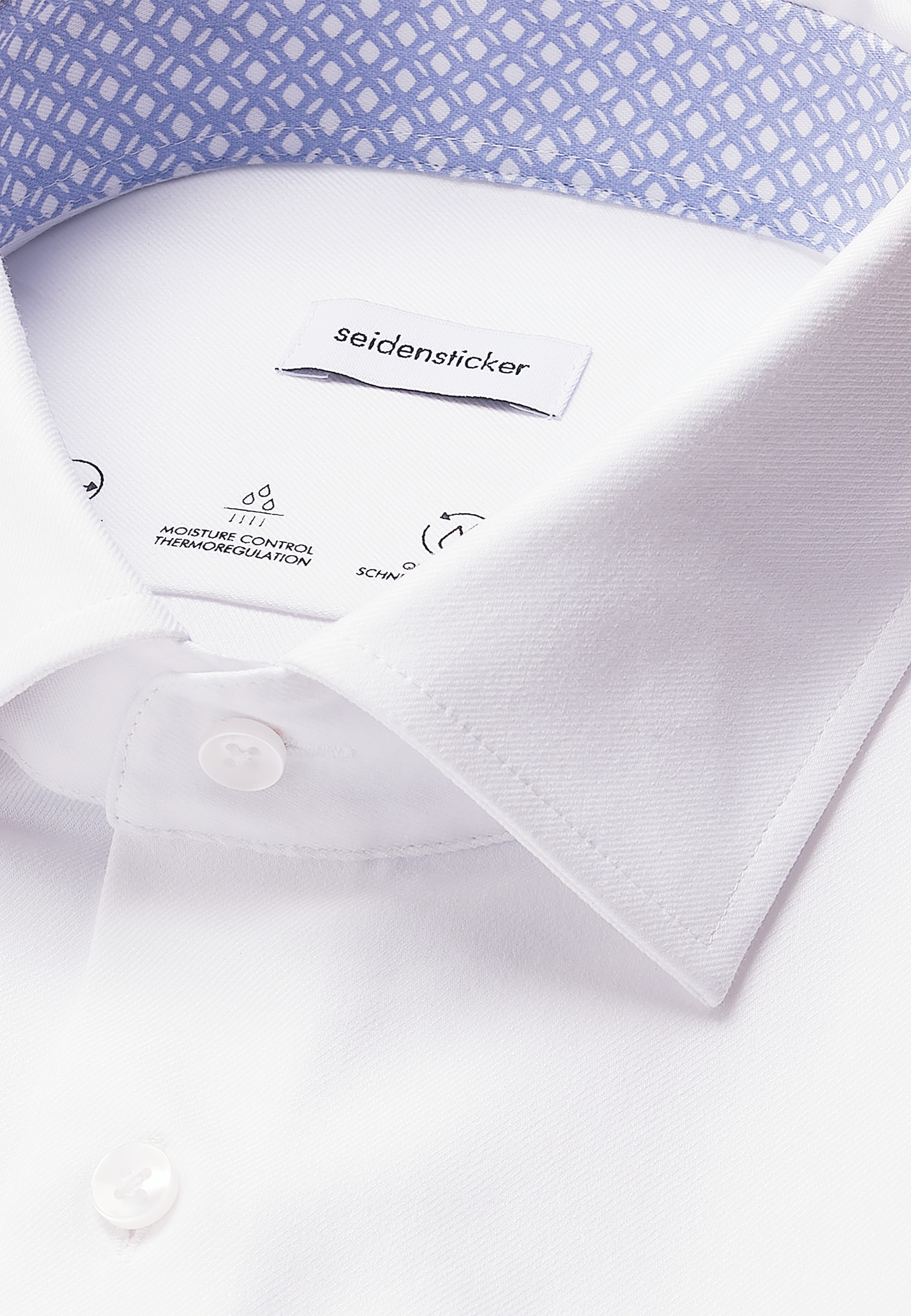 seidensticker Businesshemd »Schwarze Rose« Slim 1/1 Kentkragen Uni