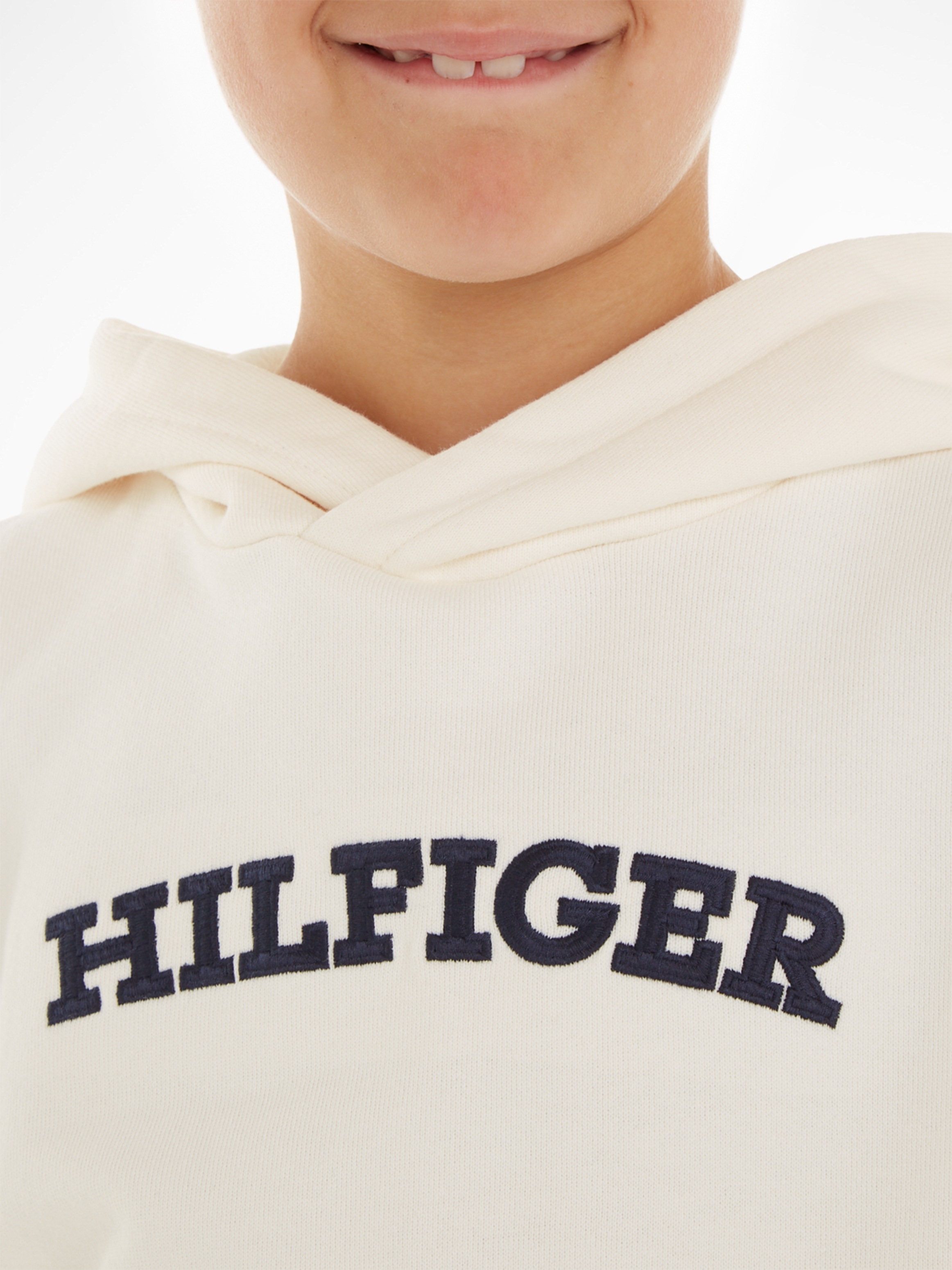 Tommy Hilfiger Kapuzensweatshirt Logo-Schriftzug HOODIE«, bei Hilfiger mit ♕ ARCHED »HILFIGER