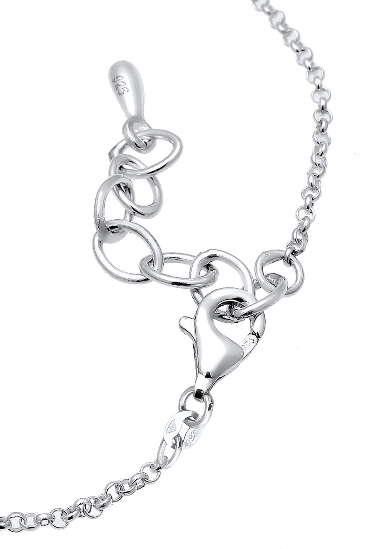 Elli Armkette »Armband Sterne Star Astro Tri-Color 925 Sterling Silber«