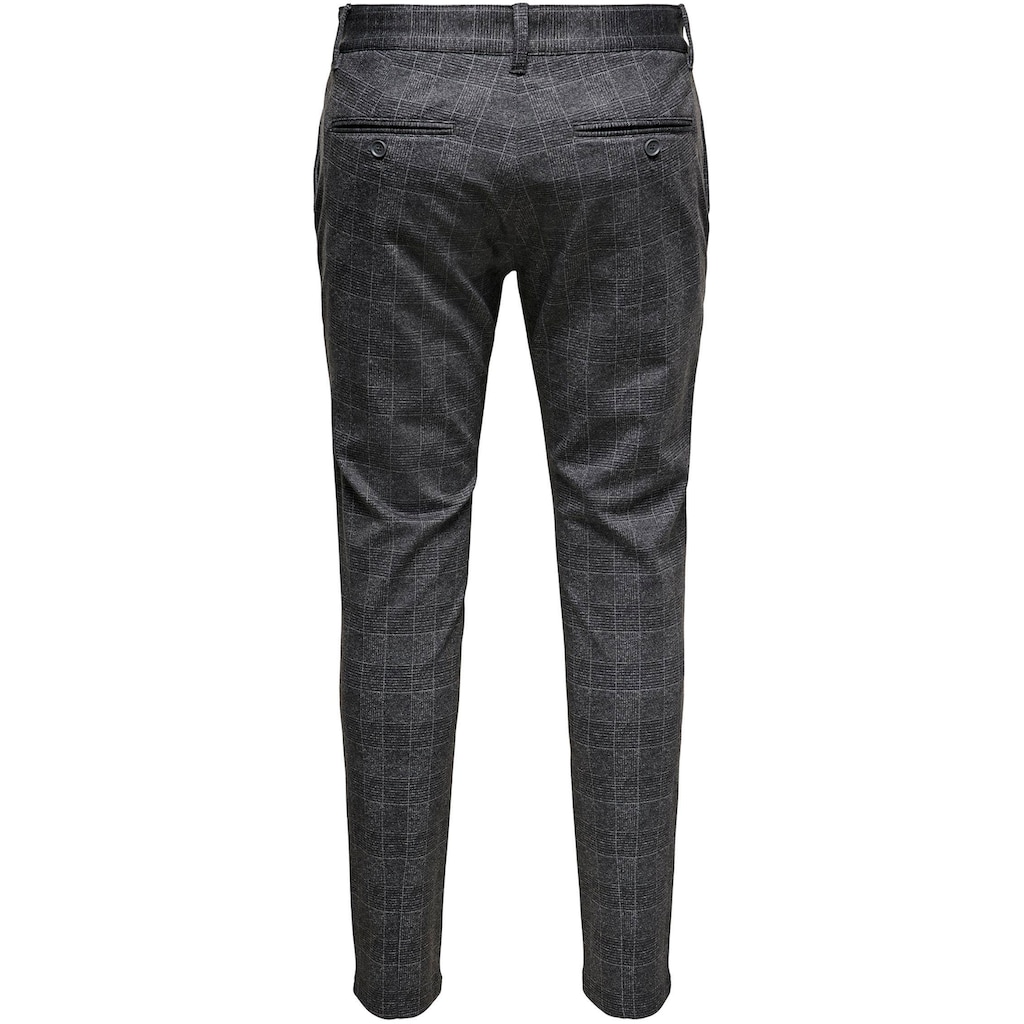 ONLY & SONS Chinohose »MARK CHECK PANTS«