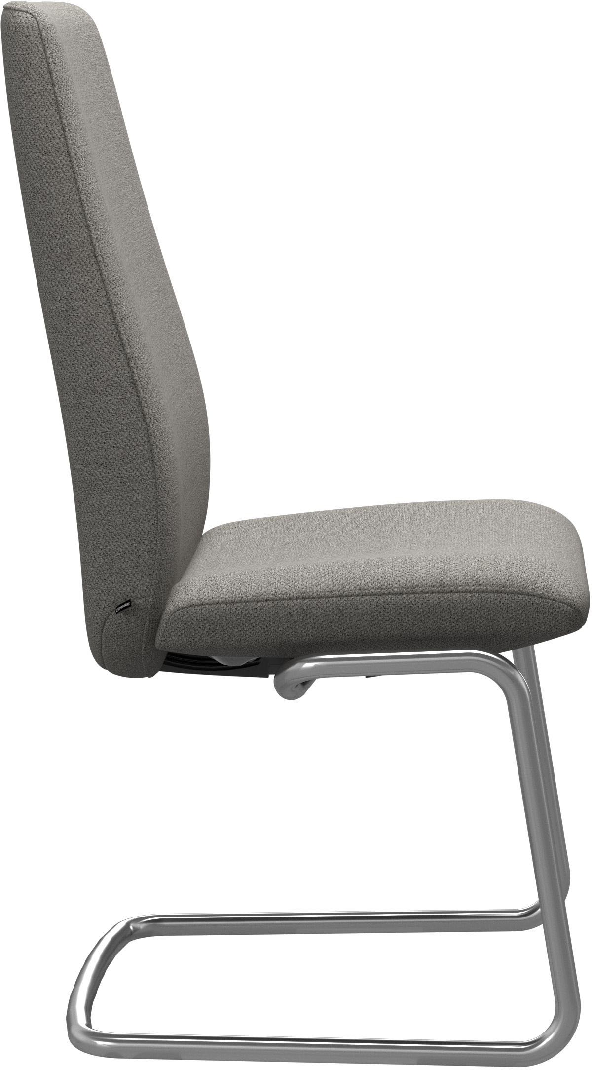 Stressless® Polsterstuhl »Laurel«, ROHLEDER Stoff Q2 FARON, High Back, Größe L, mit Beinen aus Stahl in Schwarz matt