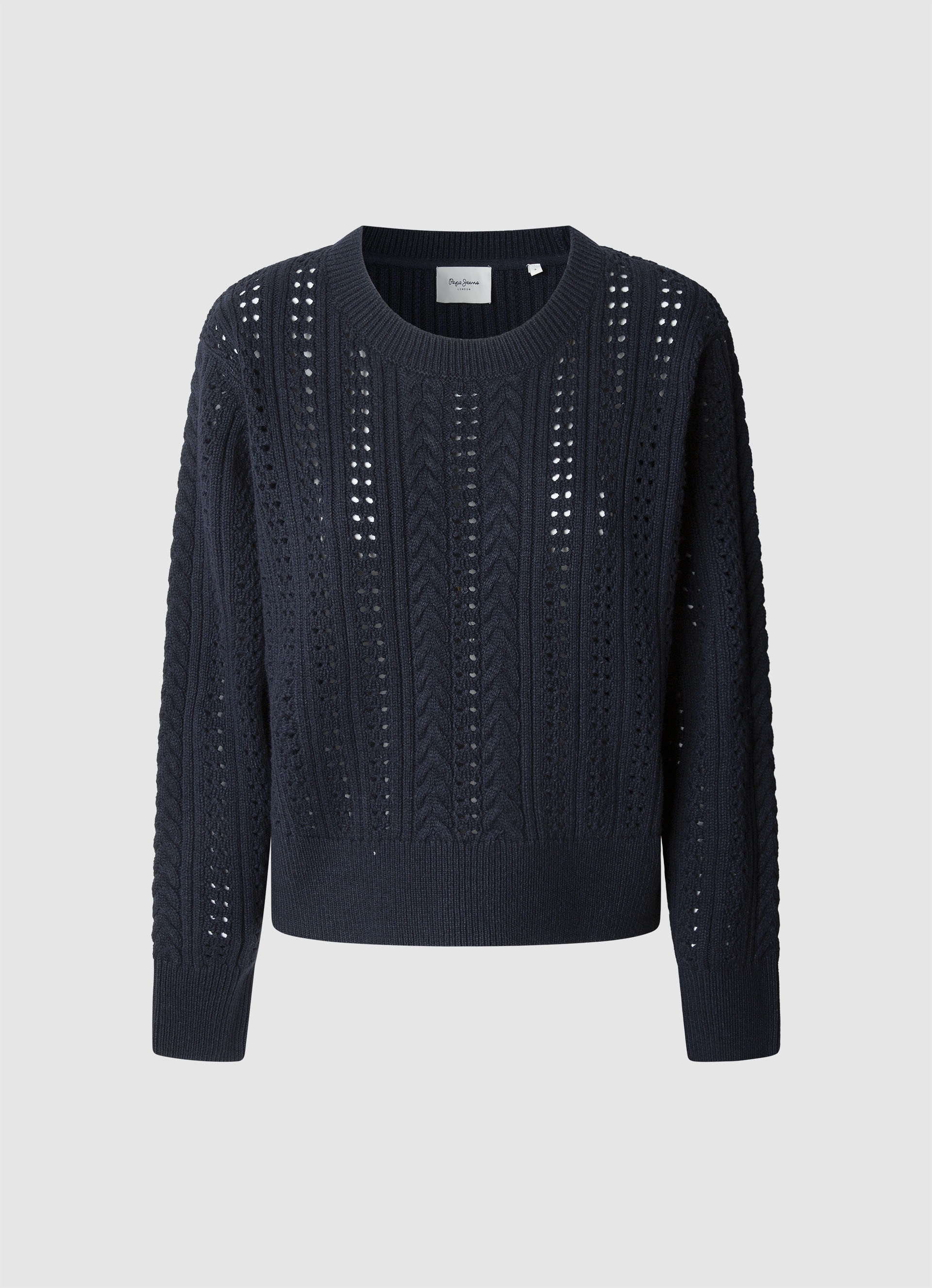 Pepe Jeans Strickpullover »CANDIDE«, mit Lochmuster