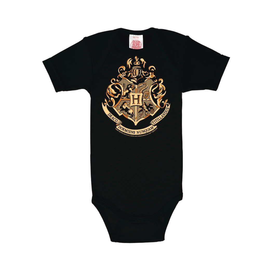 LOGOSHIRT Baby-Body mit Harry Potter Hogwarts-Logo