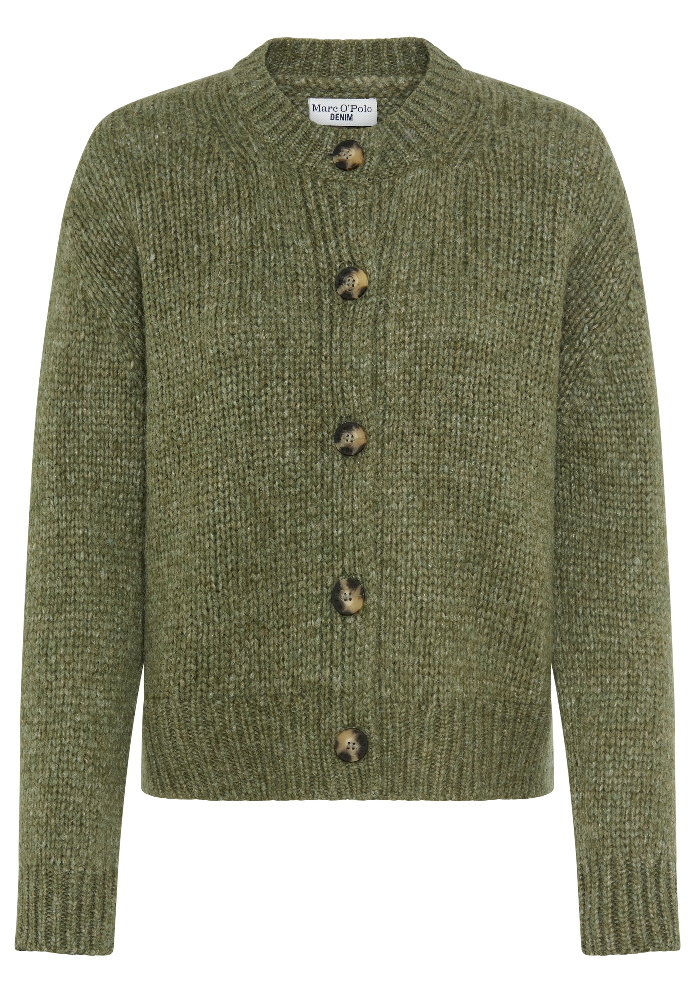 Marc O'Polo DENIM Cardigan »relaxed«, aus kuschligem Schurwolle-Alpakawolle-Mix