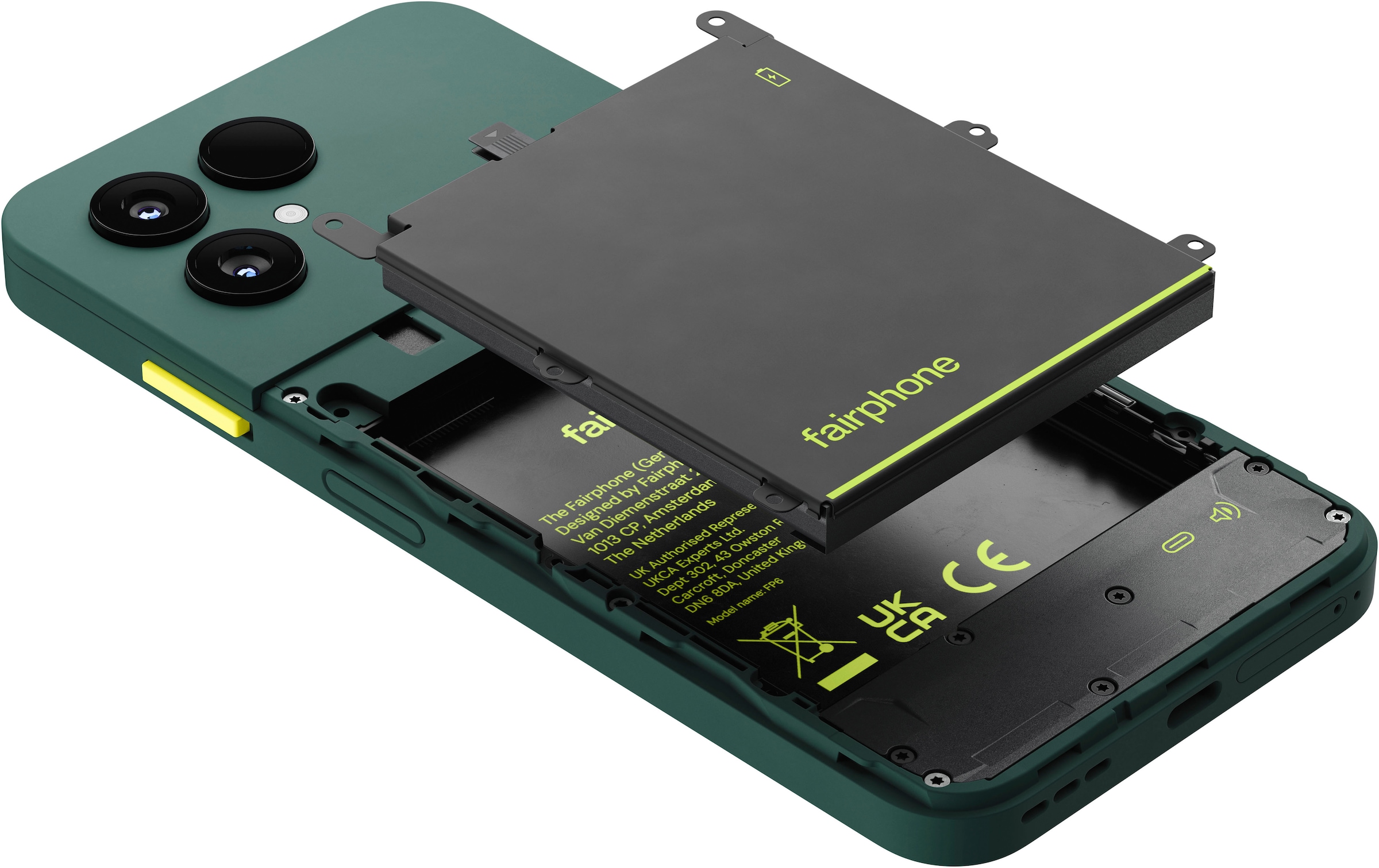 Fairphone Smartphone »Das Fairphone (Gen. 6)«, Forest Green