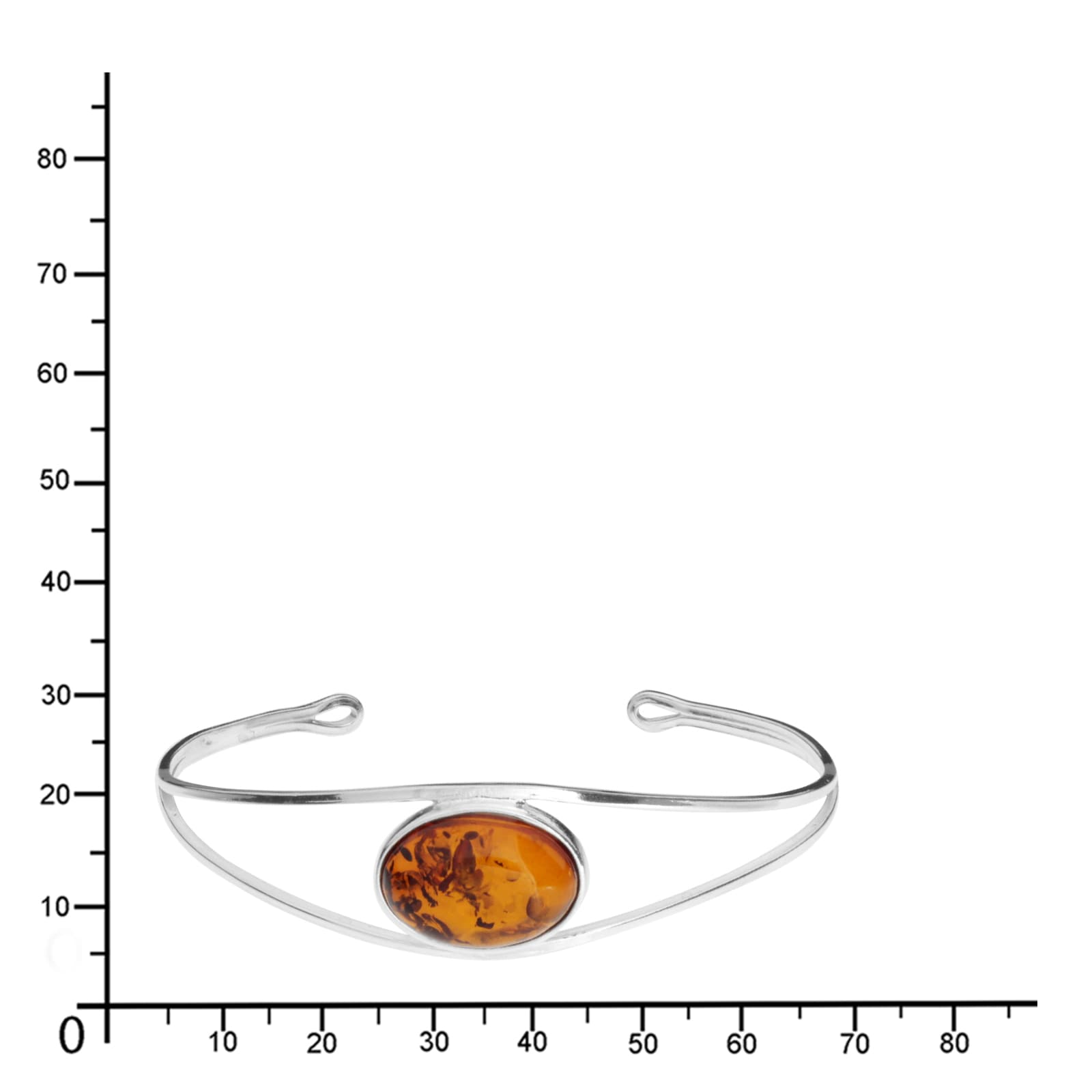 OSTSEE-SCHMUCK Armspange »- Clarissa - Silber 925/000 - Bernstein«