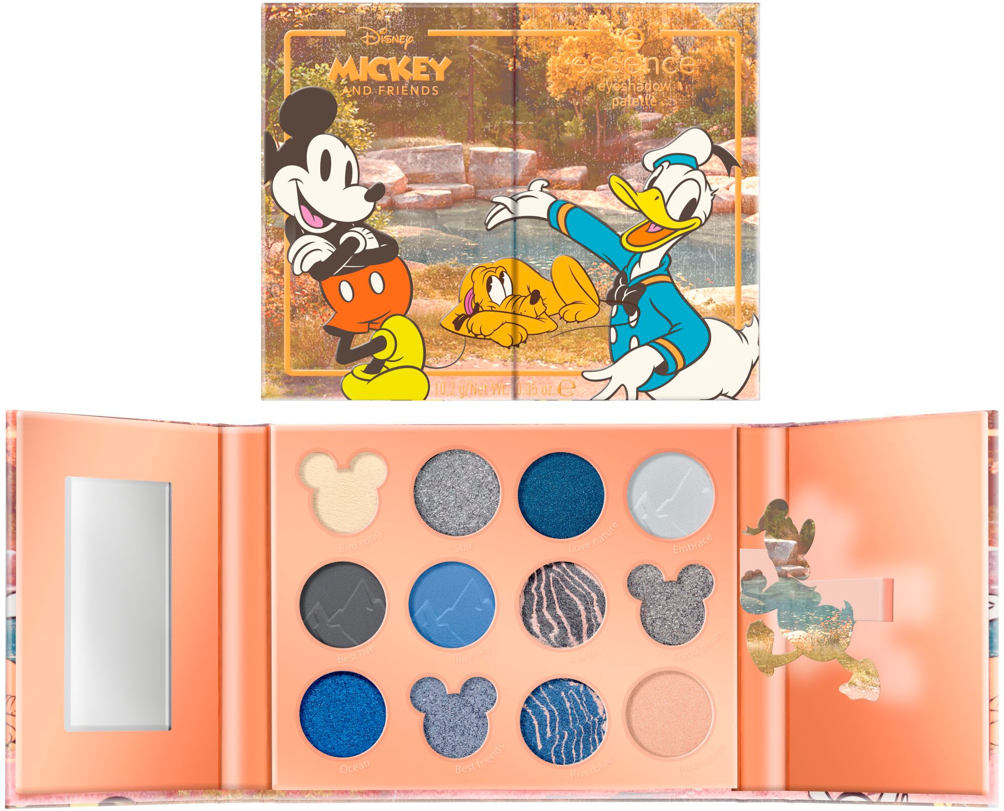 Mickey | kaufen palette«, Augen-Make-Up and mit »Disney eyeshadow Friends Essence UNIVERSAL unterschiedlichen online Lidschatten-Palette Finishes