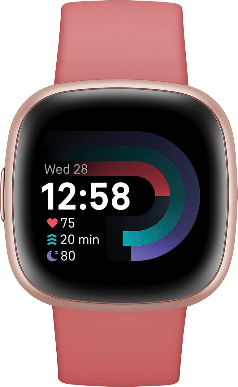 fitbit by Google Smartwatch »Versa 4 Fitness-Smartwatch«, FitbitOS5, inkl. 6 Monate Fitbit Premium Mitgliedschaft