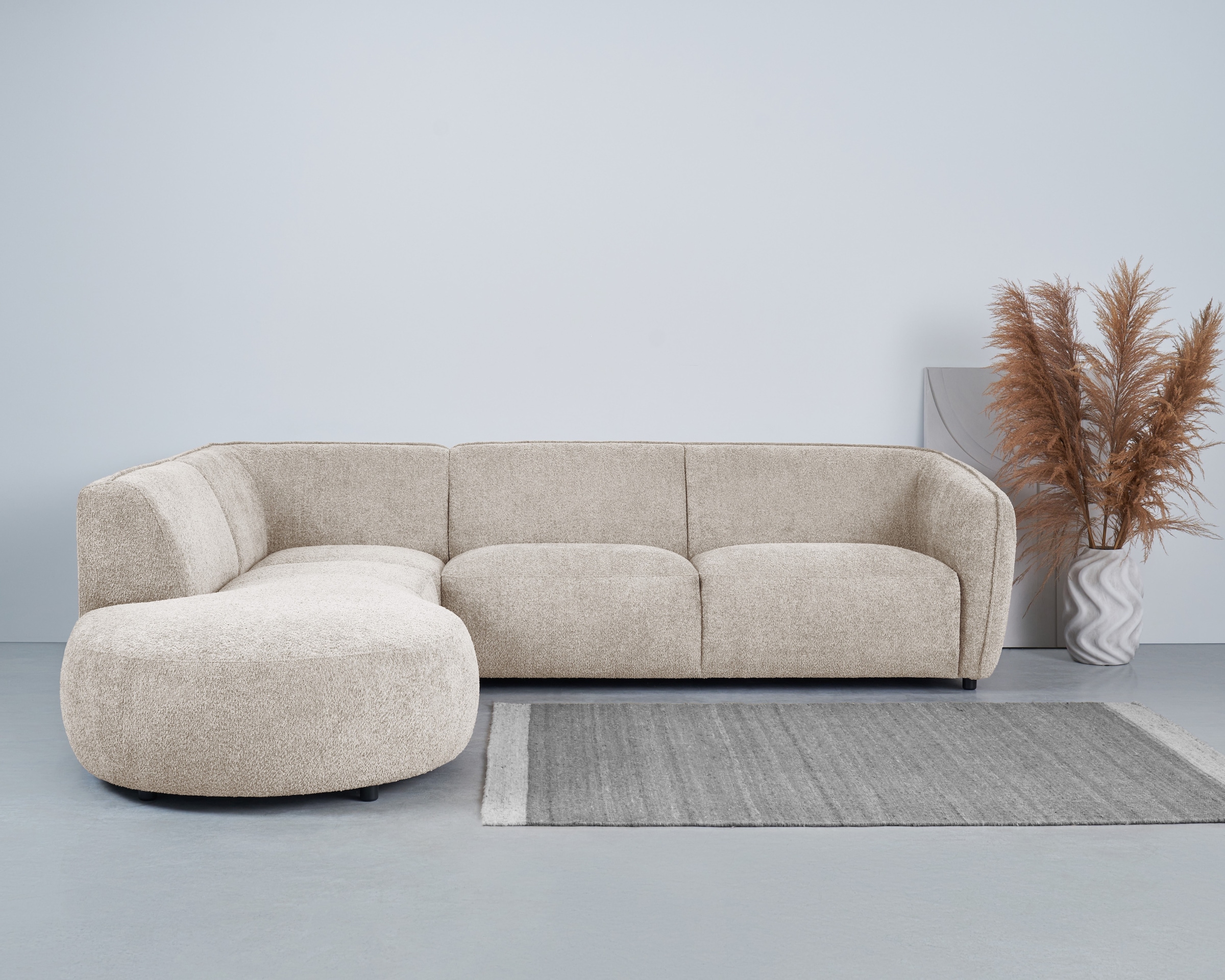 andas Ecksofa »Ostrup« schlichtes modernes Design, in verschiedenen Farben