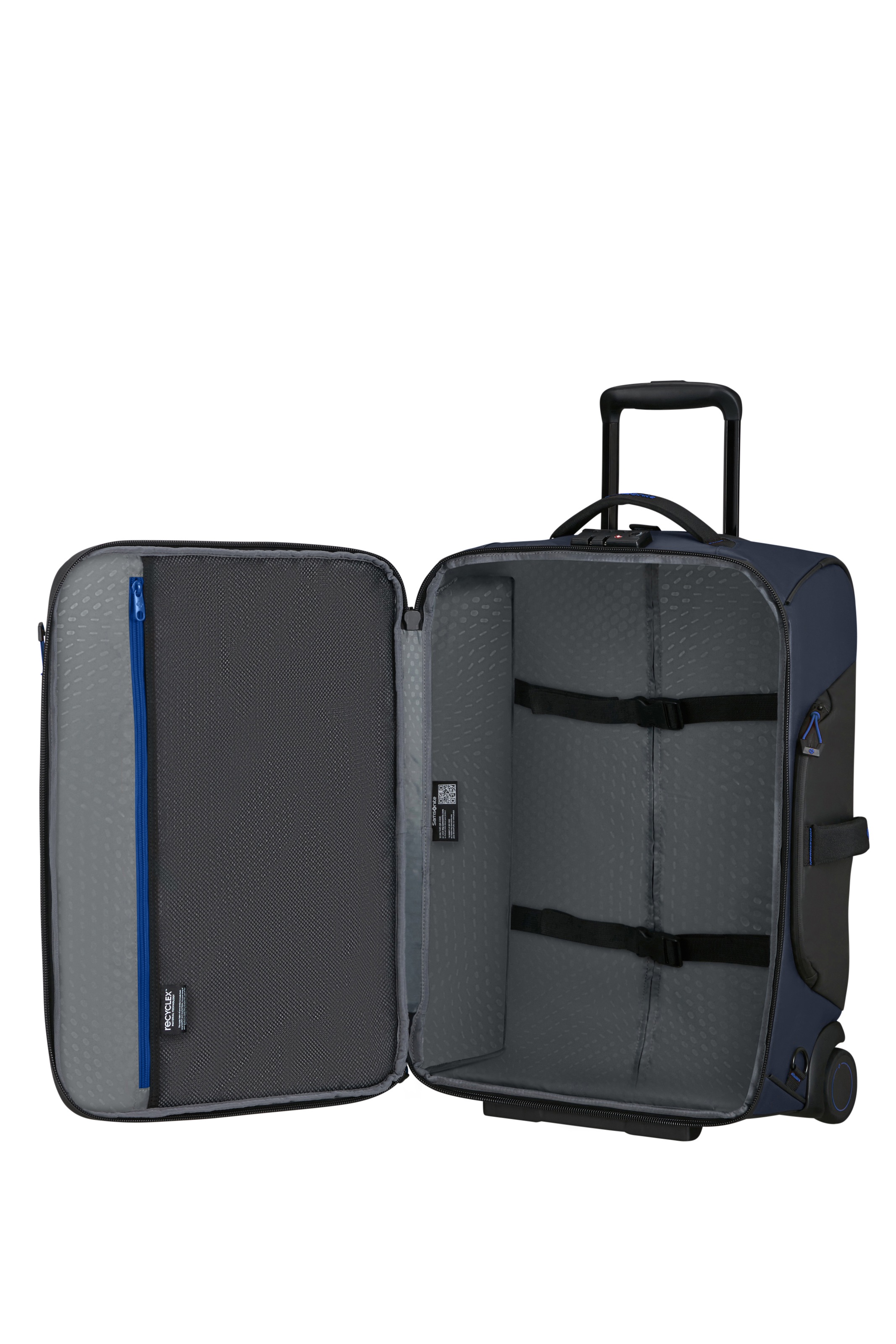 Samsonite Weichgepäck-Trolley »Prodiver 55« 51 l 2 Rollen aus robustem Nylon, mit praktischem Seitenfach, mit Regencover