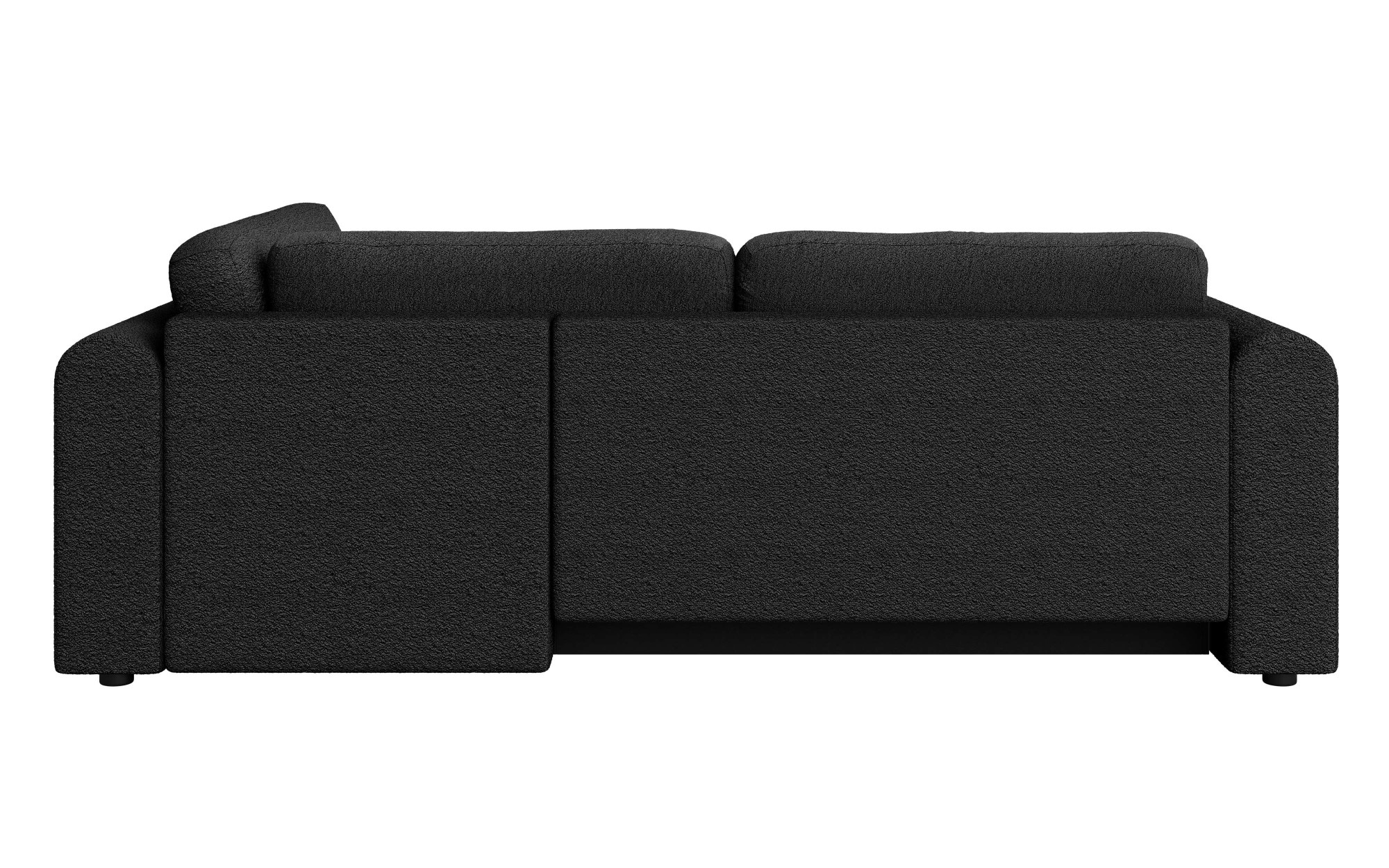 INOSIGN Ecksofa »Ecksofa Zacharia wahlweise mit Bettfunktion, BxTxH 250x166x86 cm«, L-Form mit Wellenunterfederung, Recamiere beidseitig montierbar