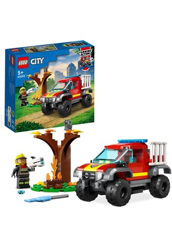 LEGO® Konstruktionsspielsteine »Feuerwehr-Pickup (60393), LEGO® City«, (97 St.), Made... kaufen