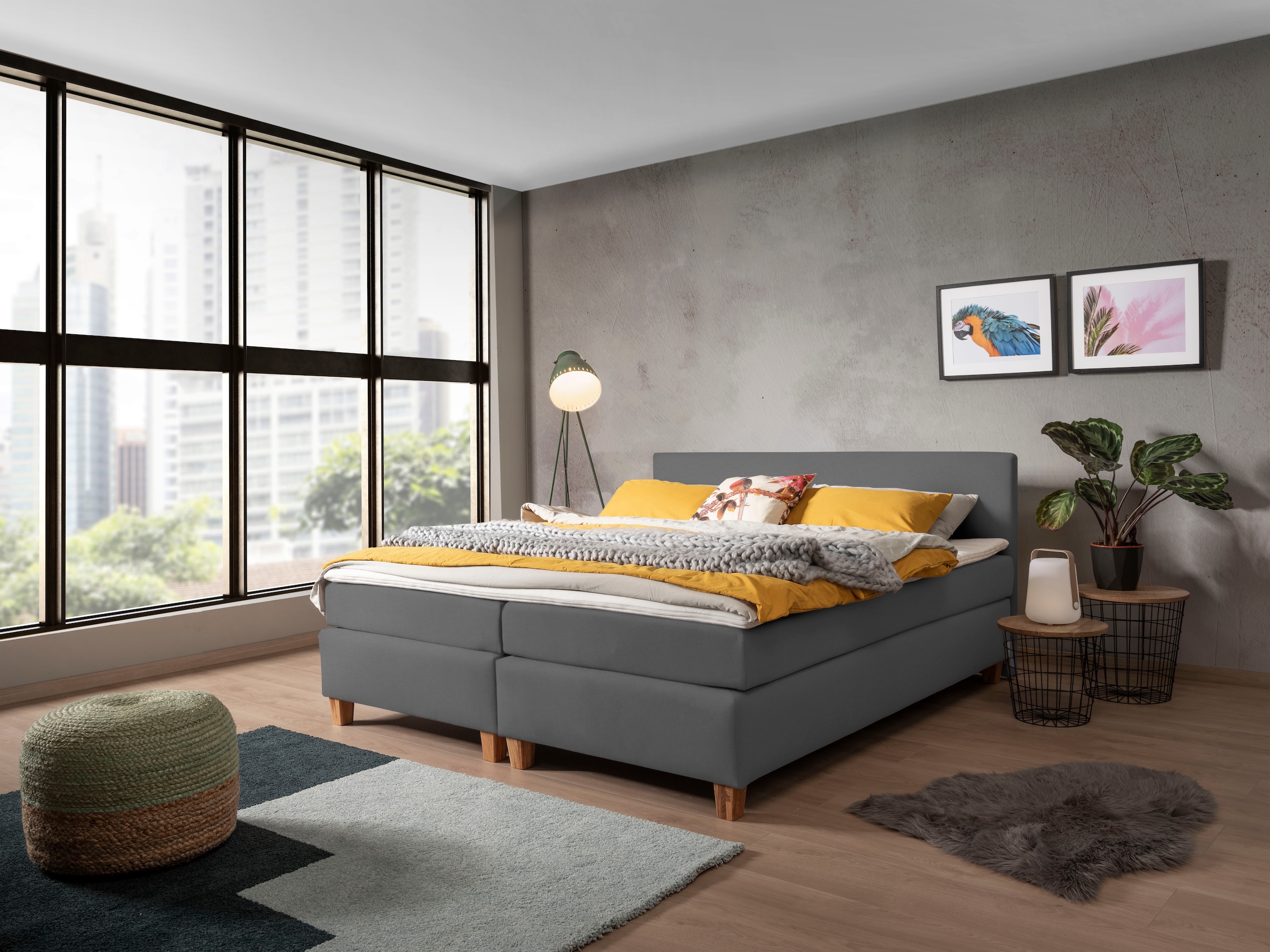 alina Boxspringbett inklusive Matratze und Topper, in diversen Ausführungen