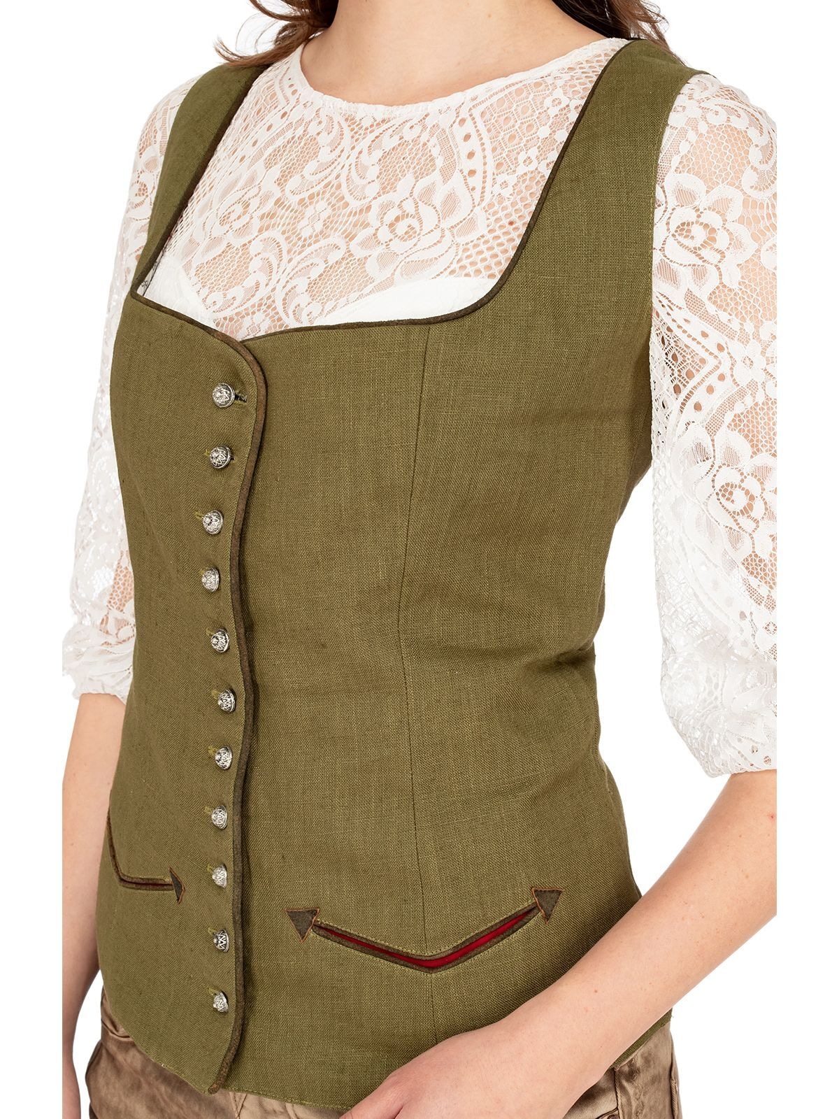 Almsach Trachtenbluse »Mieder CLARA2«