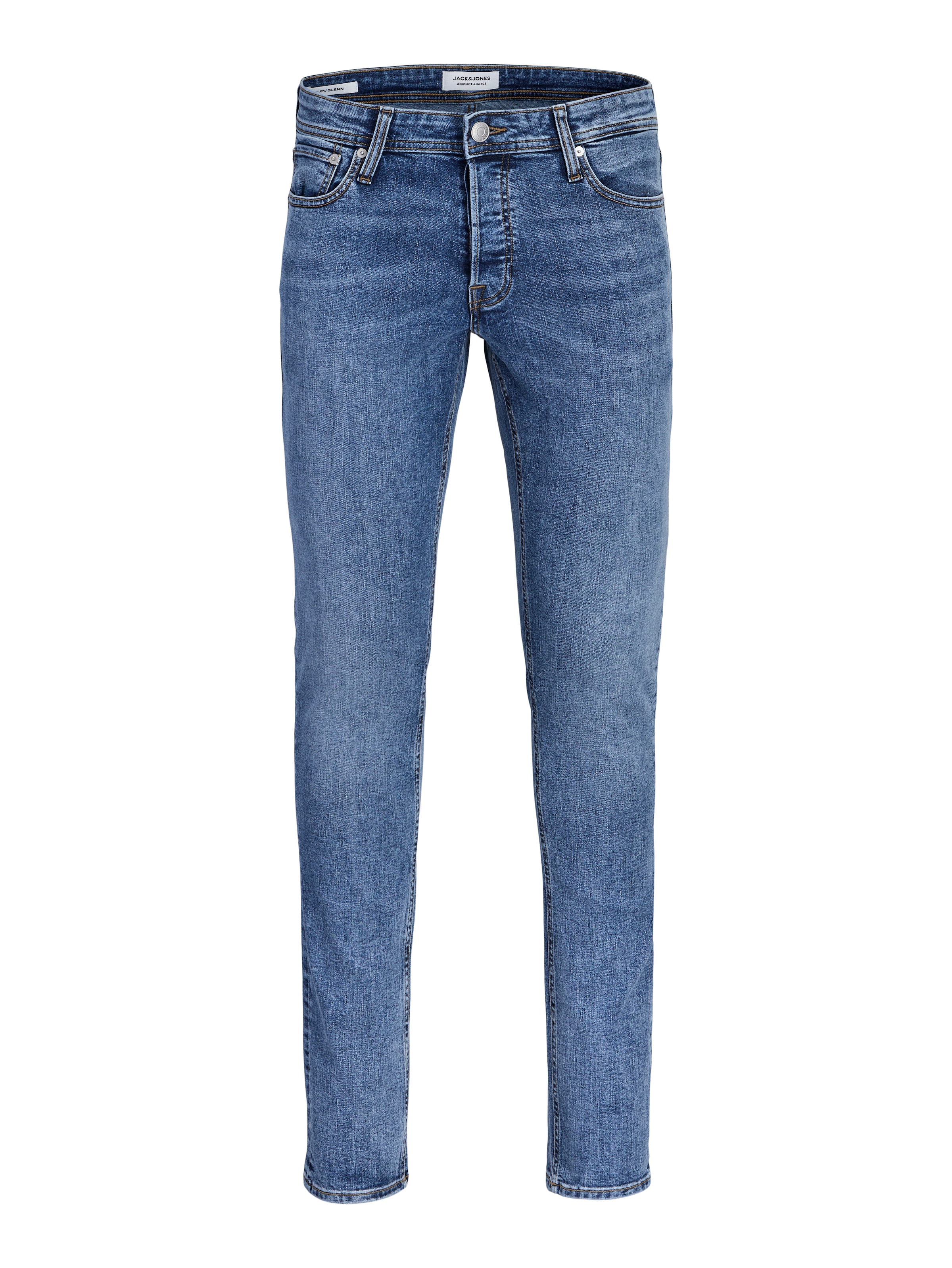 Jack & Jones Slim-fit-Jeans »JJIGLENN  Slim-Fit mit Stretch und praktischer 5-Pocket-Form« Baumwollmischung, slim fit