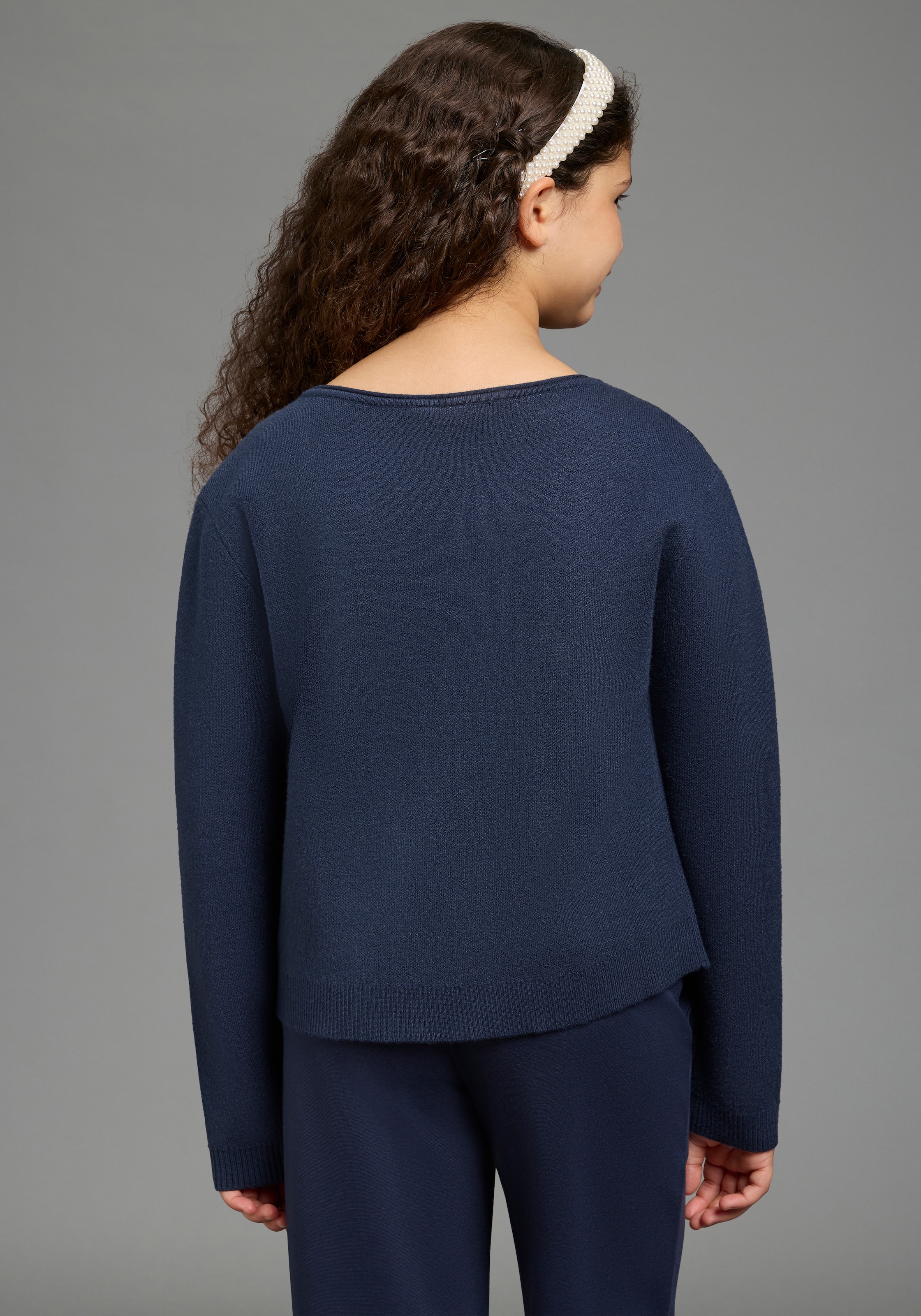 KangaROOS Strickpullover »Strickpullover mit Sternen von KangaROOS« Weicher Pullover mit Sternen-Motiv, elastisches Strickmaterial