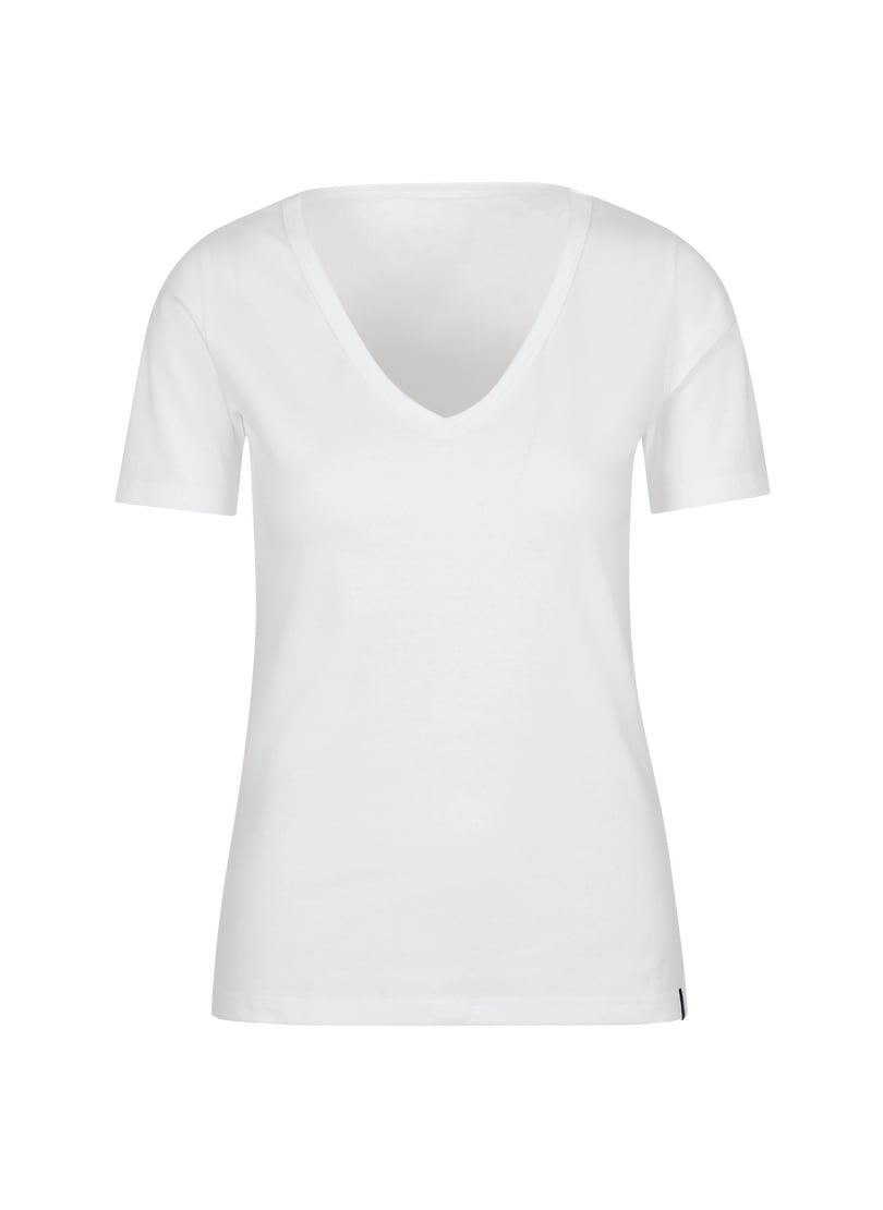 Trigema T-Shirt »TRIGEMA V-Shirt aus Baumwolle/Elastan« bei ♕