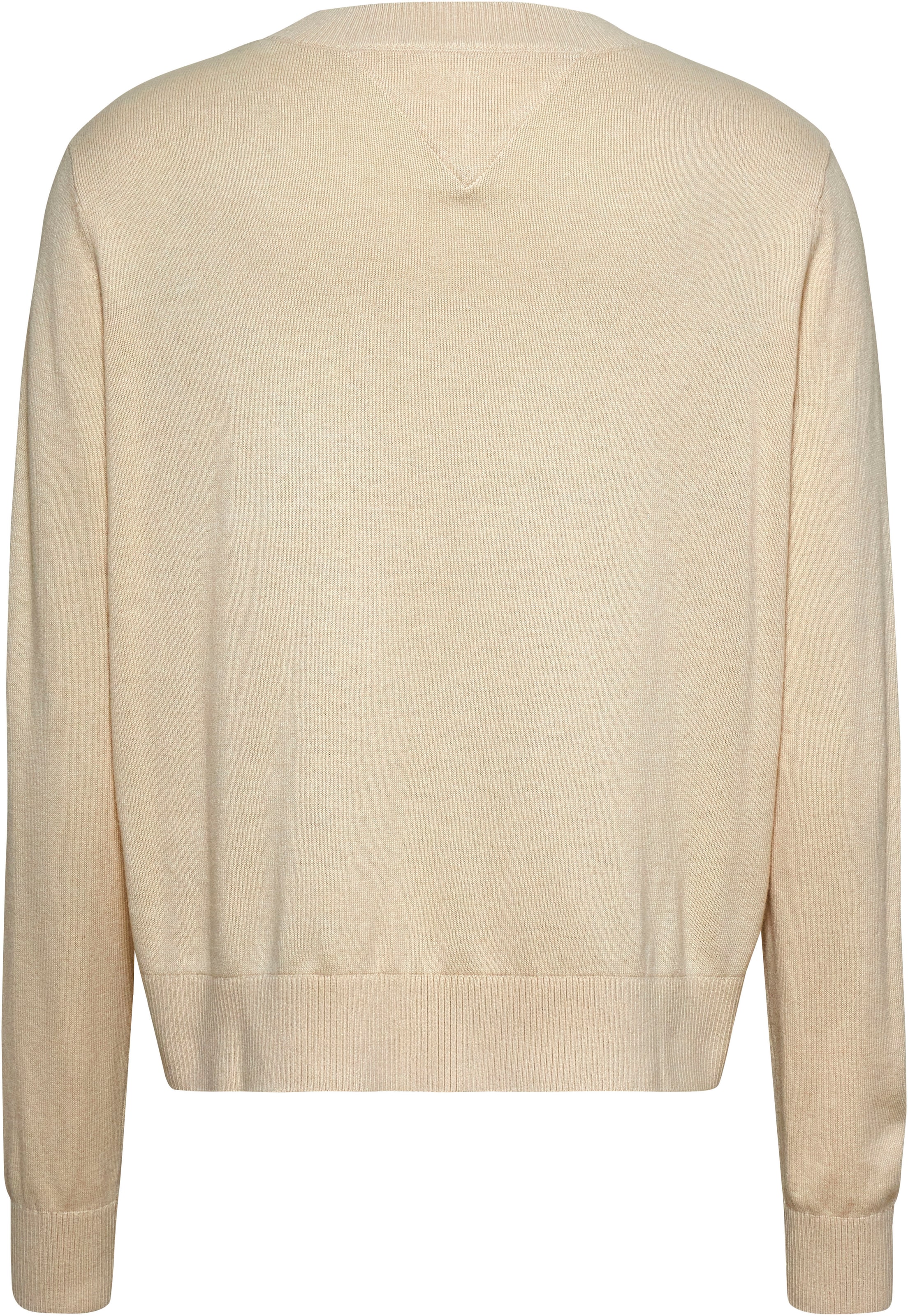 Tommy Jeans V-Ausschnitt-Pullover »TJW ESSENTIAL VNECK SWEATER EXT«, mit Logostickerei