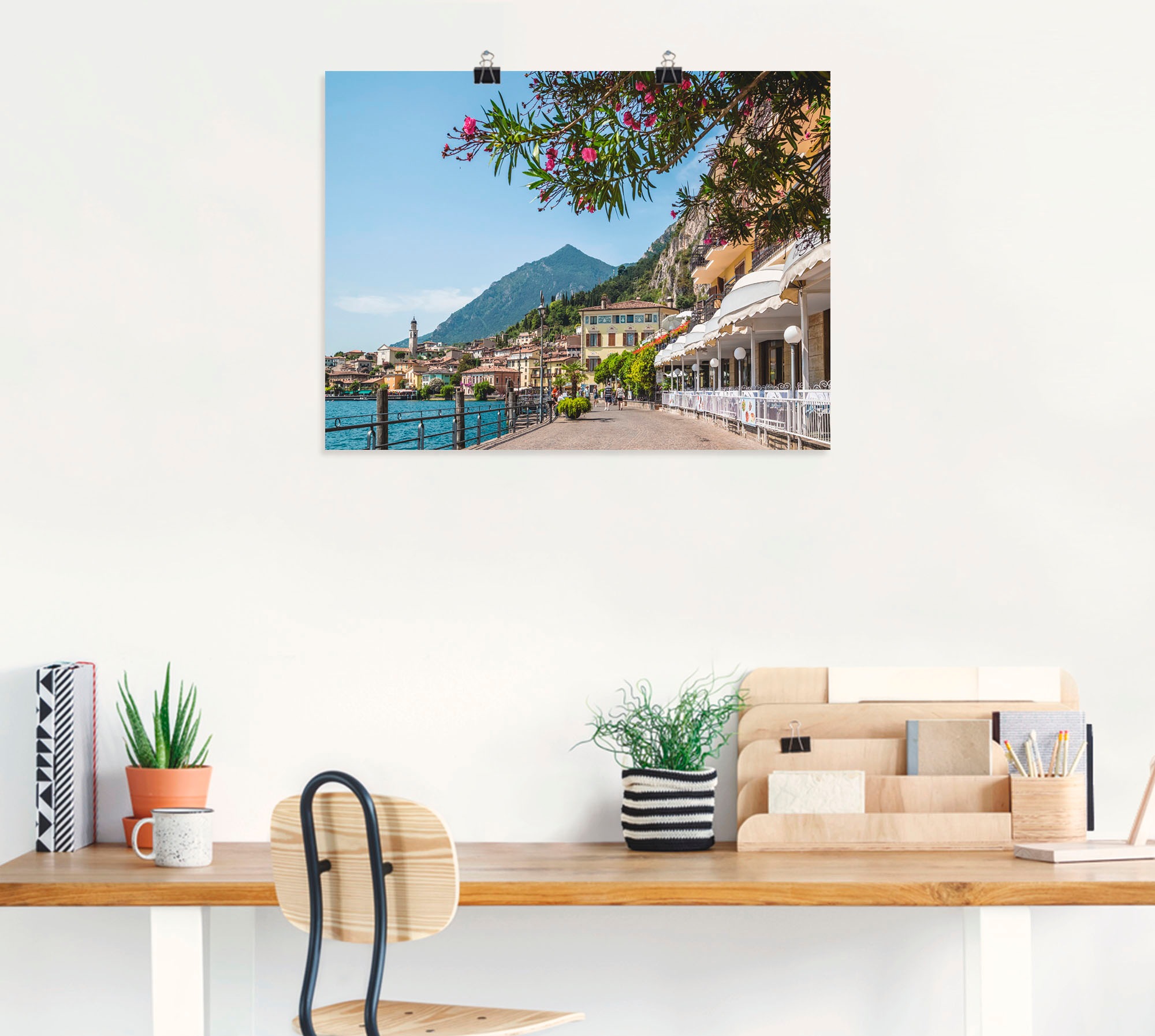 Artland Wandbild »Gardasee Limone sul Garda I«, Europa, (1 St.), als Leinwandbild, Poster in verschied. Größen