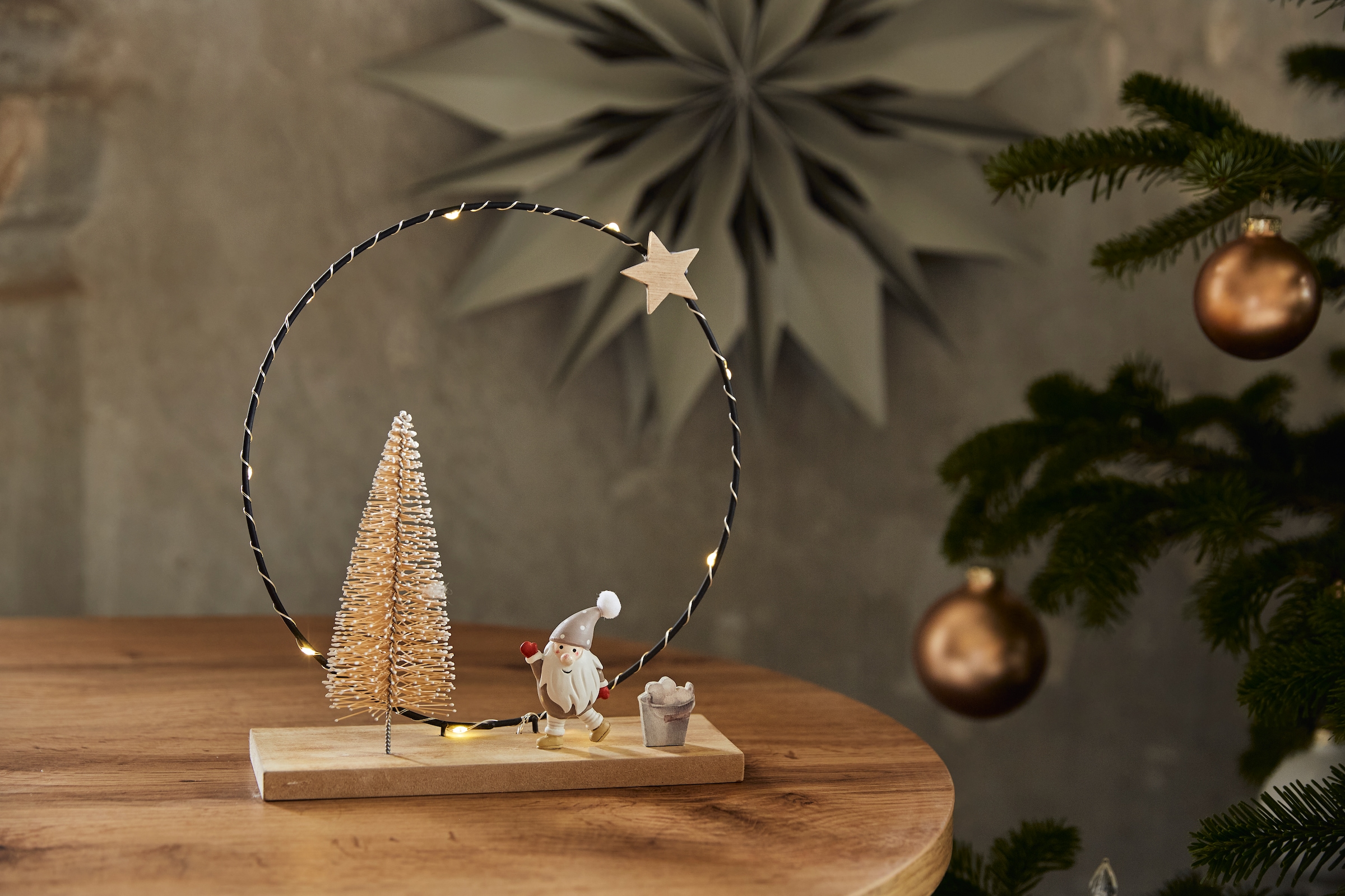bequem BOLTZE Weihnachtsfigur mit »Weihnachtsdeko«, kaufen LED-Beleuchtung