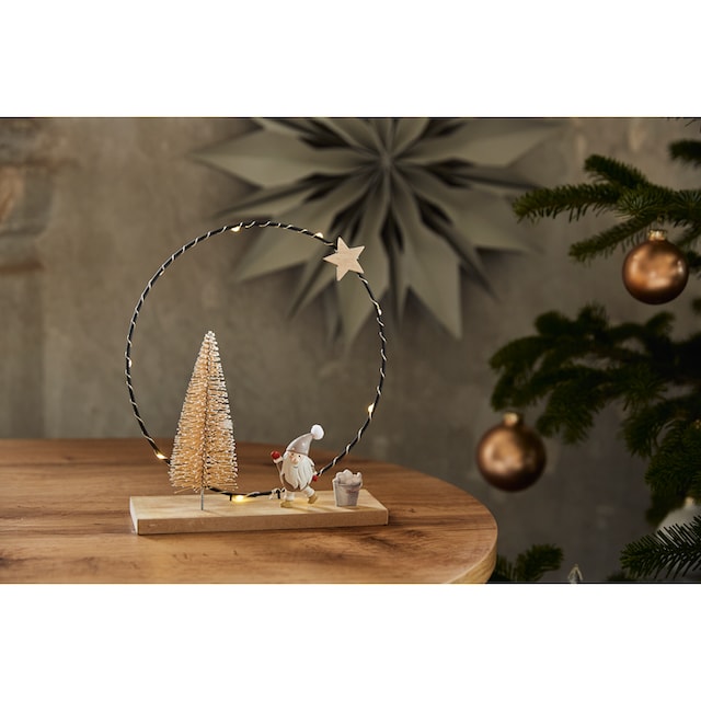 BOLTZE Weihnachtsfigur »Weihnachtsdeko«, mit LED-Beleuchtung bequem kaufen