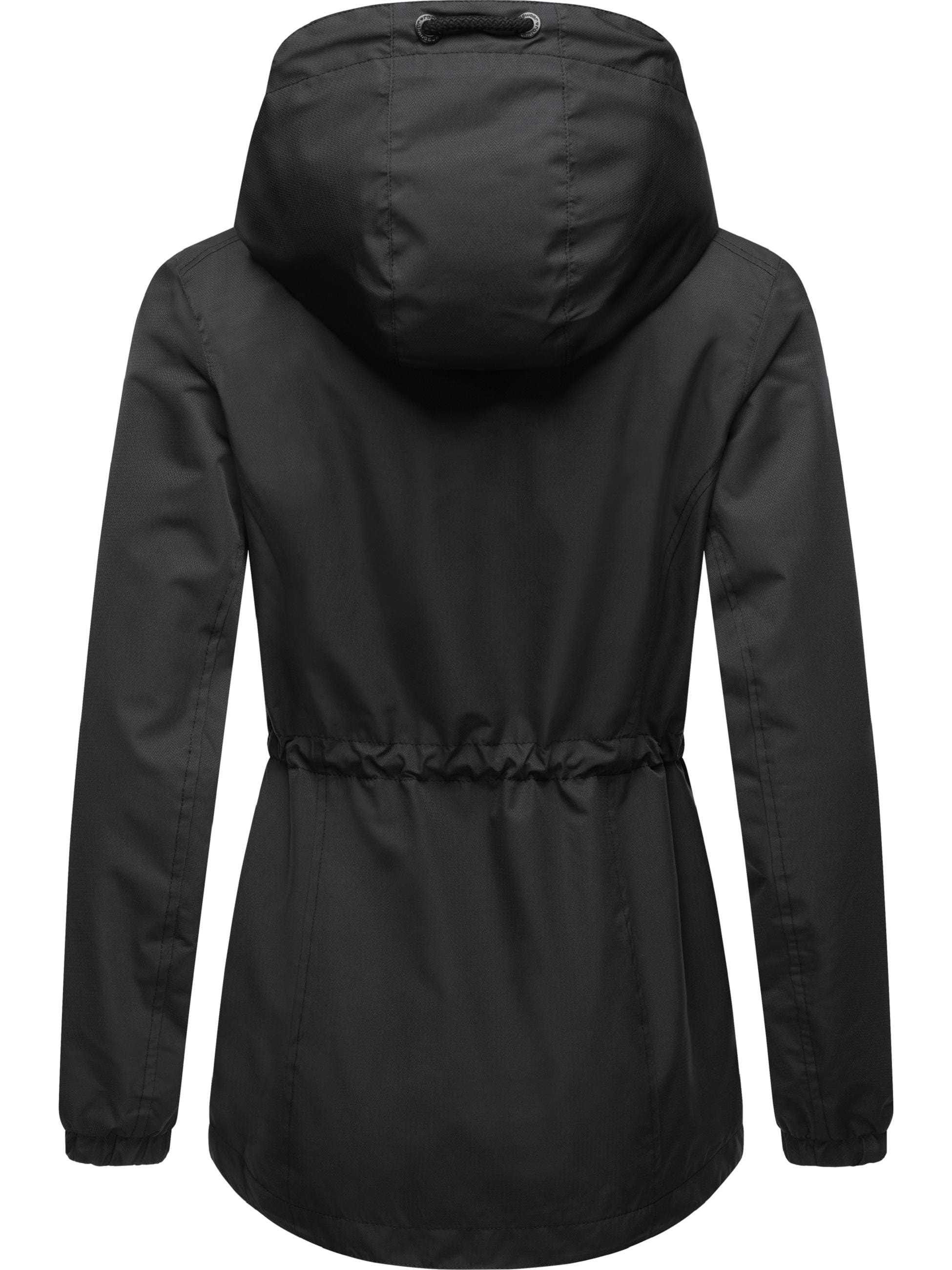 Ragwear Outdoorjacke »Übergangsjacke Dankka Tech«, mit Kapuze, Stylische Damen Übergangsjacke aus wasserdichtem Material