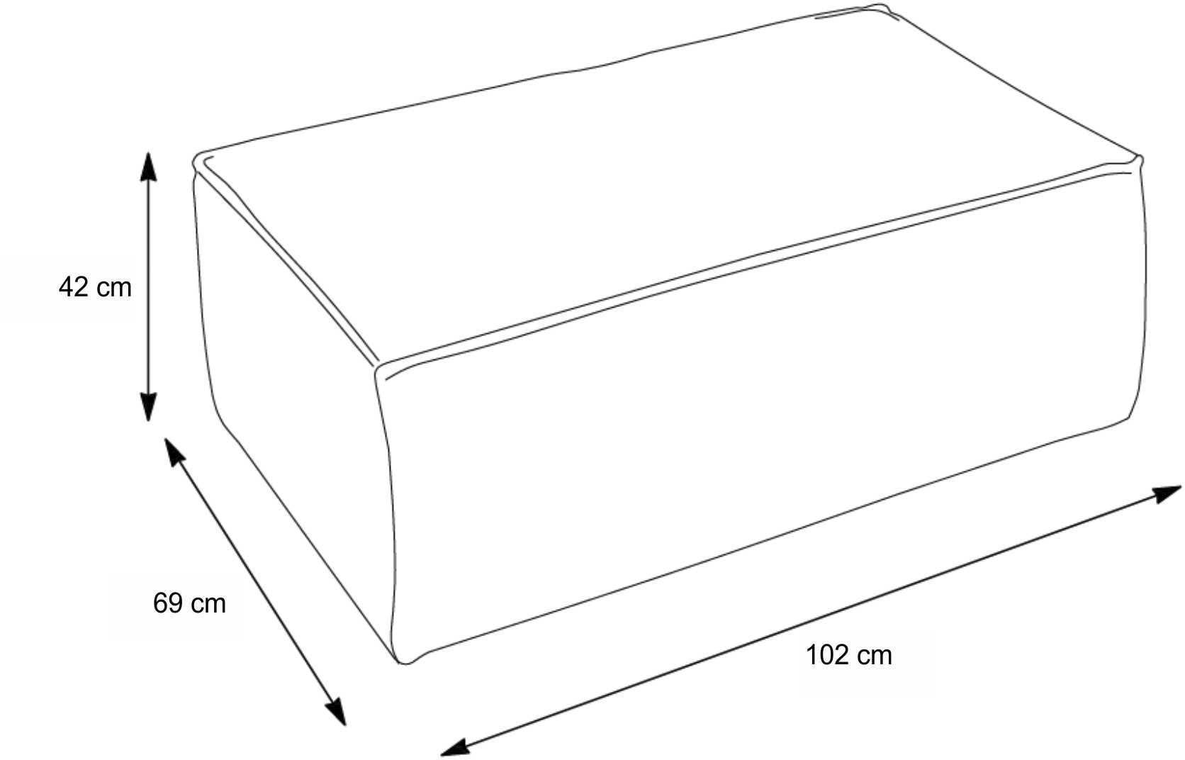 OTTO home Hocker »FINNLEY, Polsterhocker in Bouclé, Struktur fein u. Mega Cord verfügbar« passend zur Polster-Serie Finnley