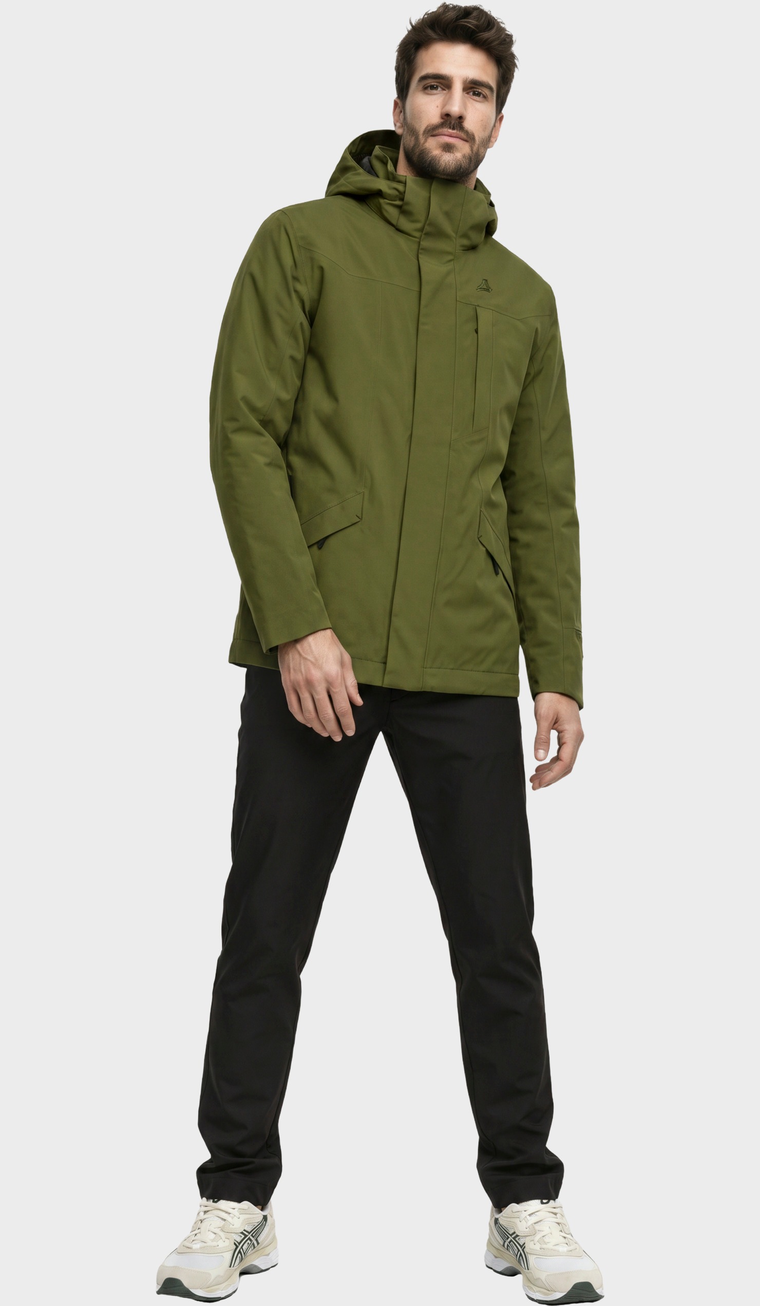 Schöffel Doppeljacke »3in1 Parka Style Borkol MNS« mit Kapuze