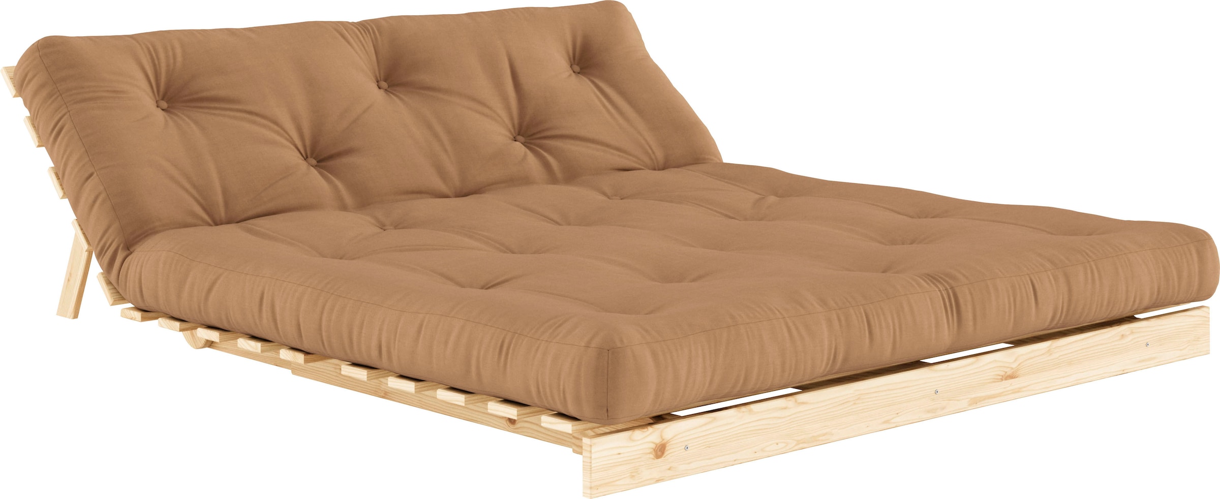Karup Design Daybett »Roots Schlafsofa, Gästebett, Sofa inkl. Futonmatratze«, Liegefläche 90/140/160 x200 cm, FSC® zertifizierte Kiefer