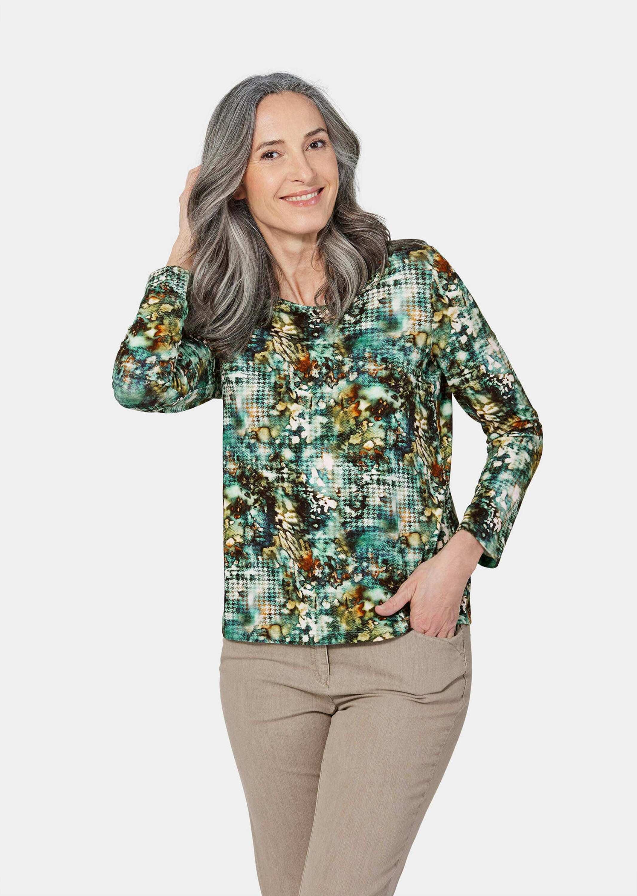 GOLDNER Print-Shirt »Langarmshirt Langarmshirt mit Druck«
