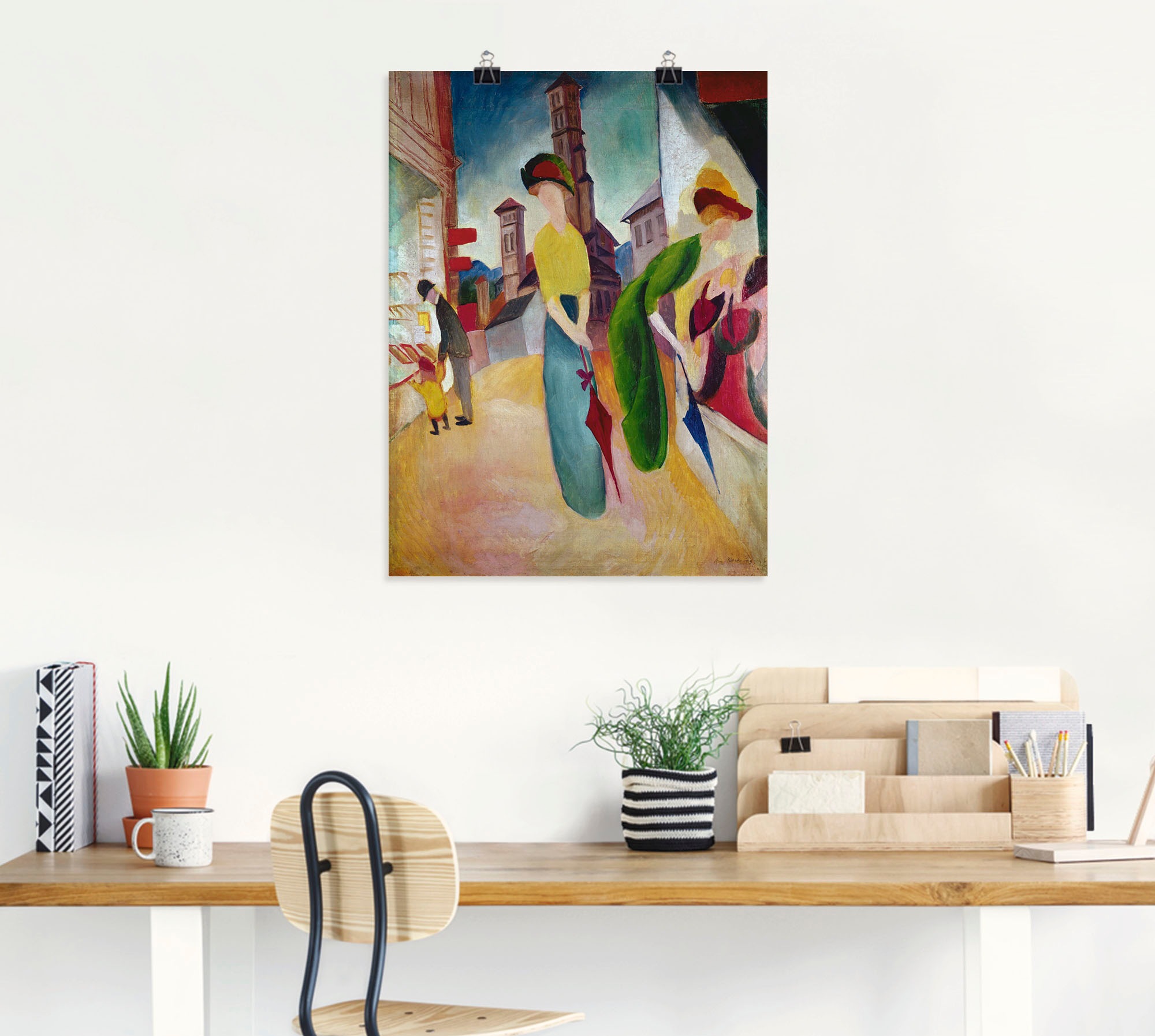 Artland »Vorm Hutladen. 1913« Frau 1 Stk. tlg. ohne Rahmen