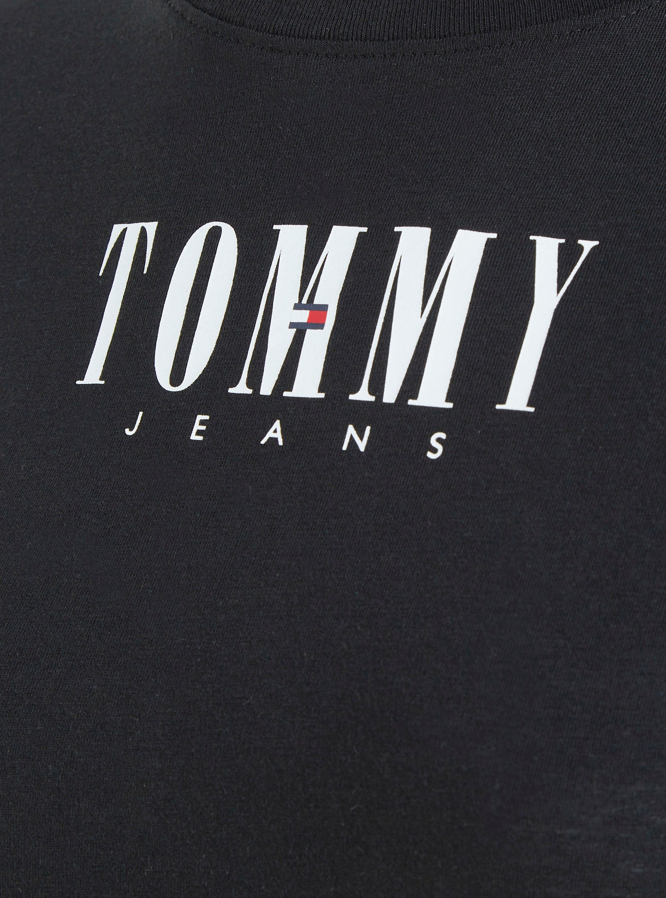 bei ♕ Tommy mit 2 LOGO »TJW Kurzarmshirt SS«, Jeans BABY Logo-Schriftzug ESSENTIAL Tommy Jeans