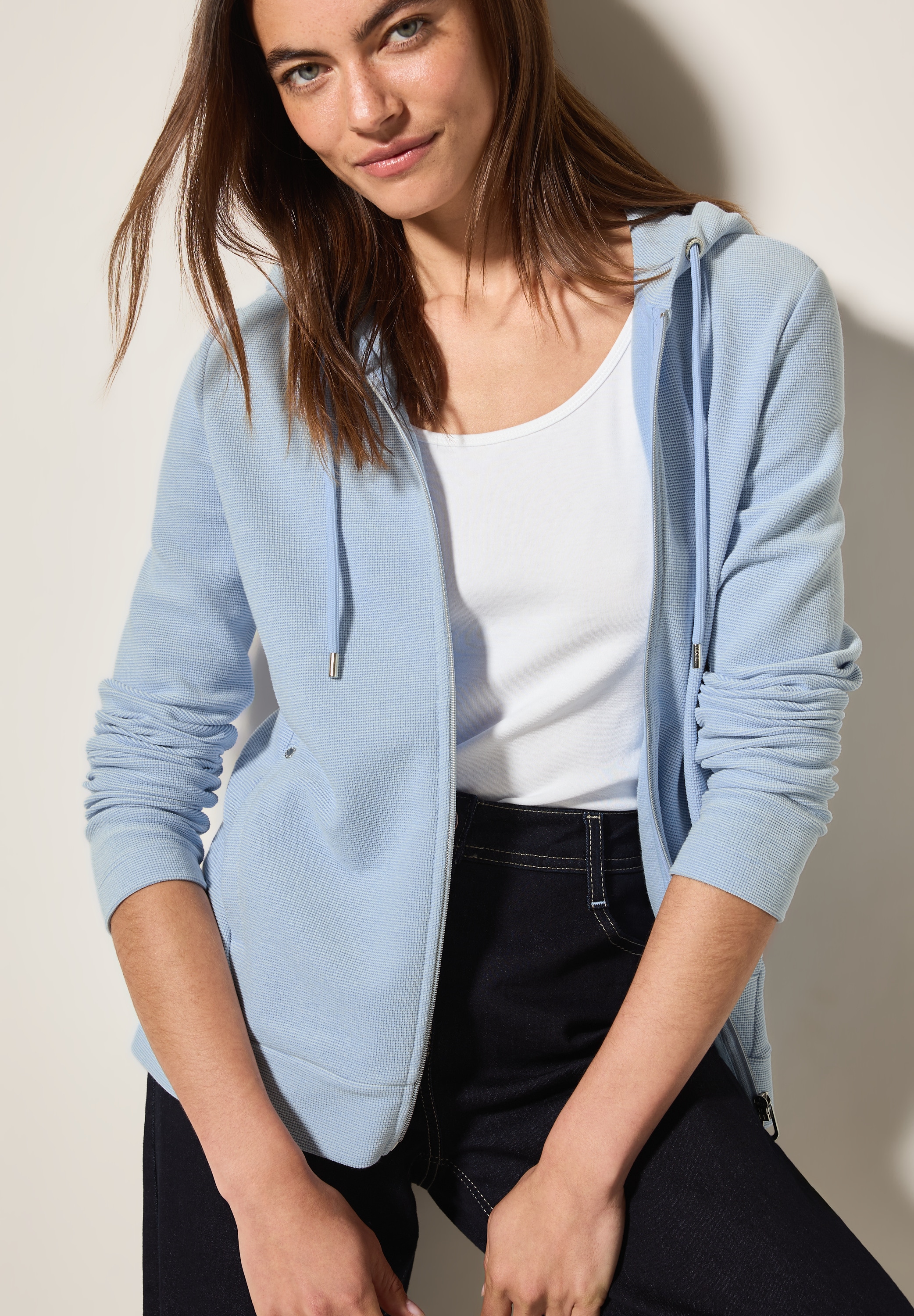 Cecil Kapuzensweatjacke, mit Kapuze
