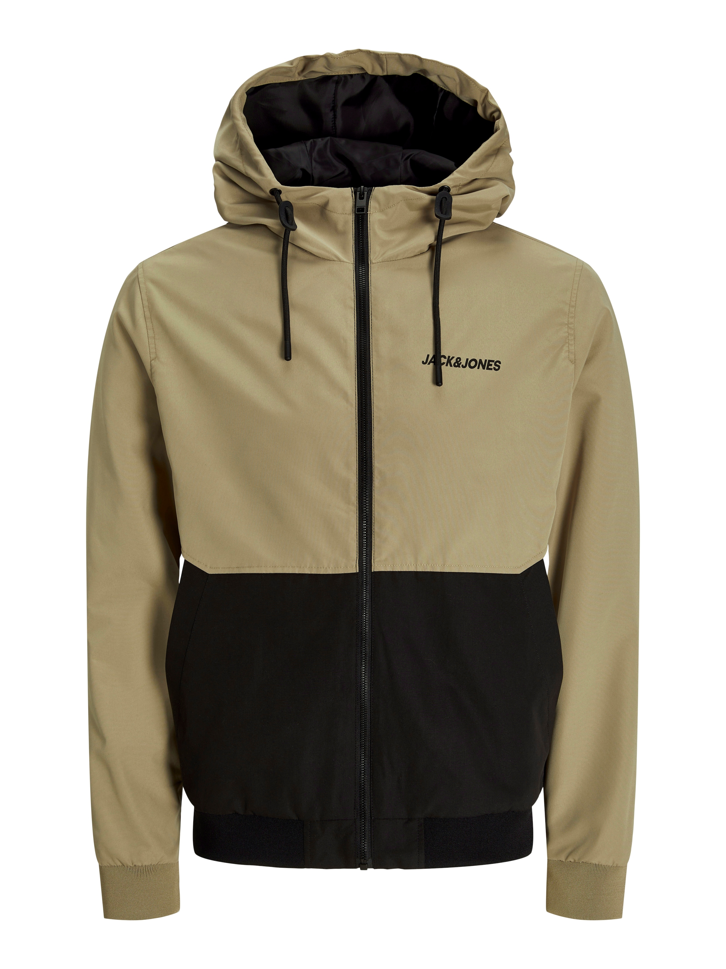Jack & Jones PlusSize Bomberjacke »JJERUSH HOOD BOMBER NOOS PLS«, mit Kapuze, mit Logo Schriftzug