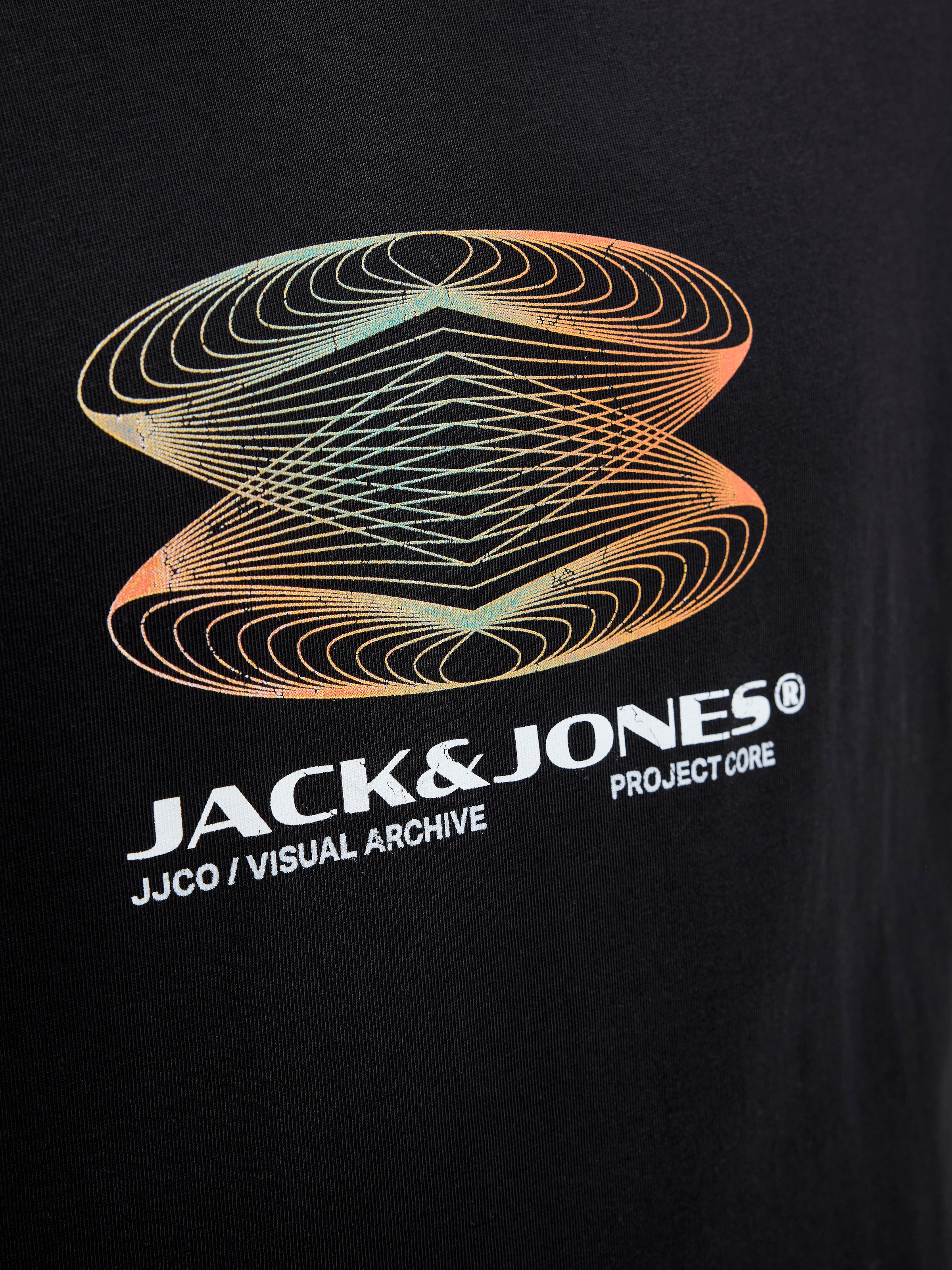 Jack & Jones PlusSize Print-Shirt »JCOCALMA TEE SS CREW NECK FST PLS«, mit Logo Print