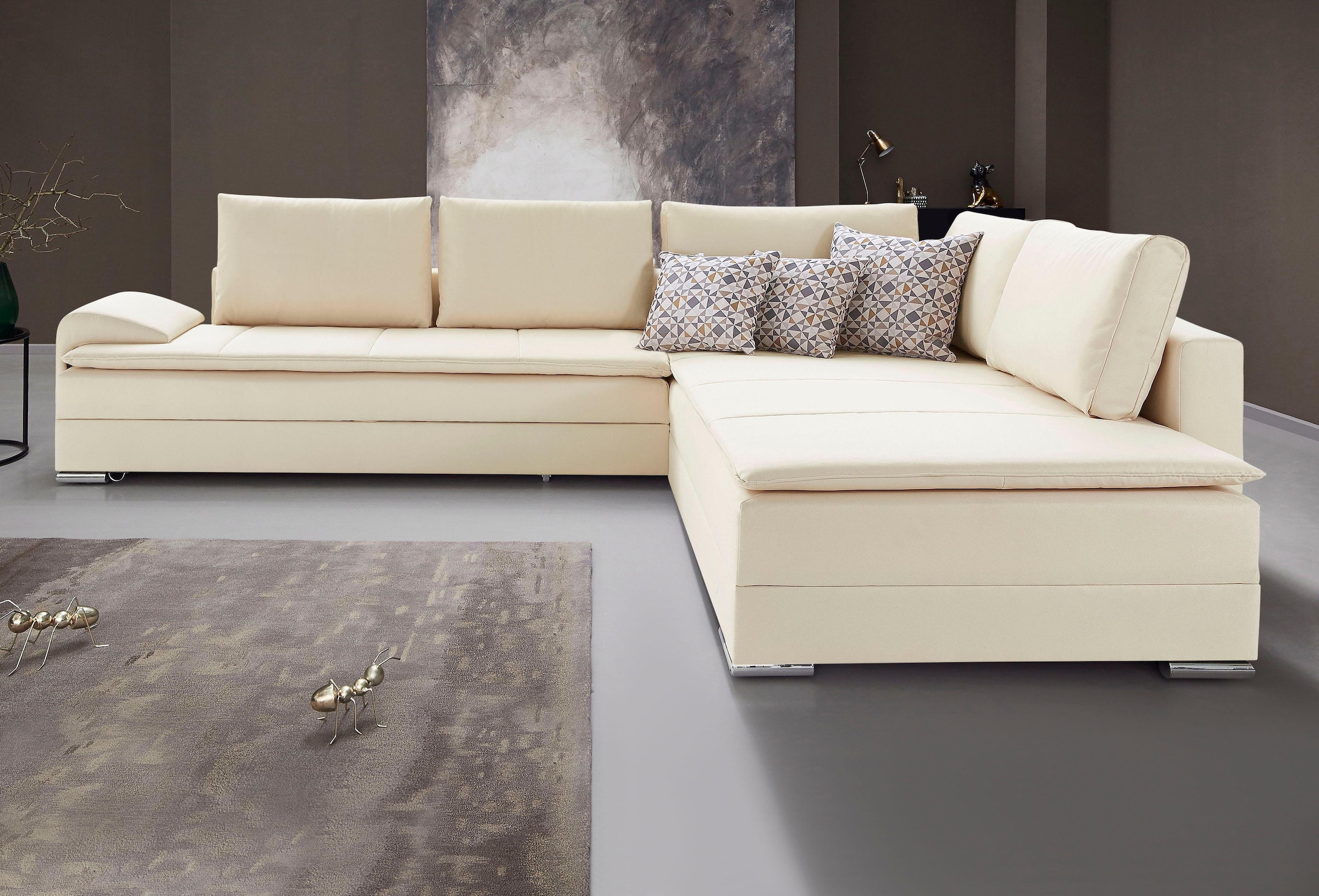 INOSIGN Ecksofa »Night & Day L-Form«, mit Bettfunktion 180 cm, Dauerschlaffunktion